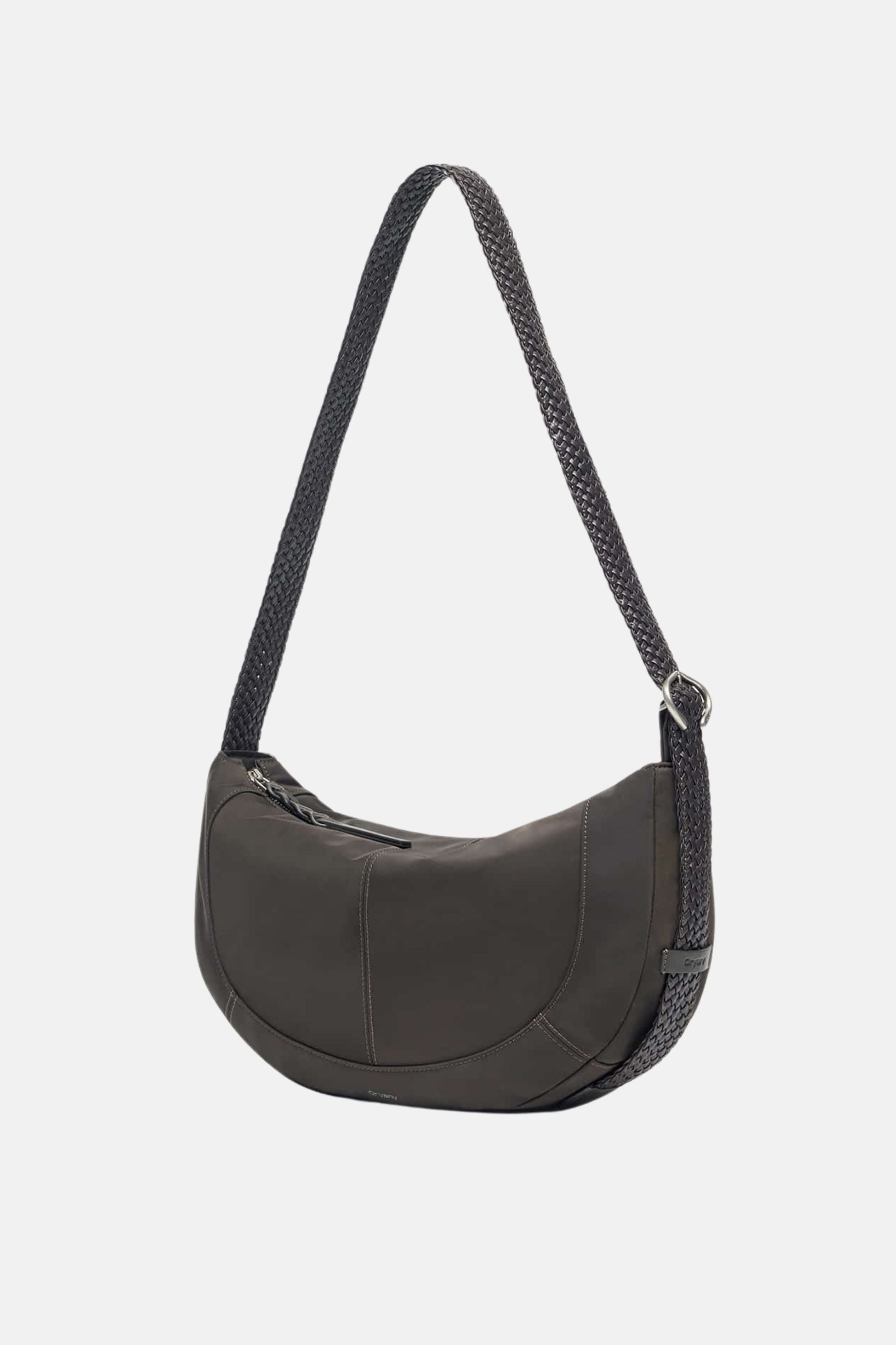 Oryany - Braid Smoky Brown Crossbody Bag