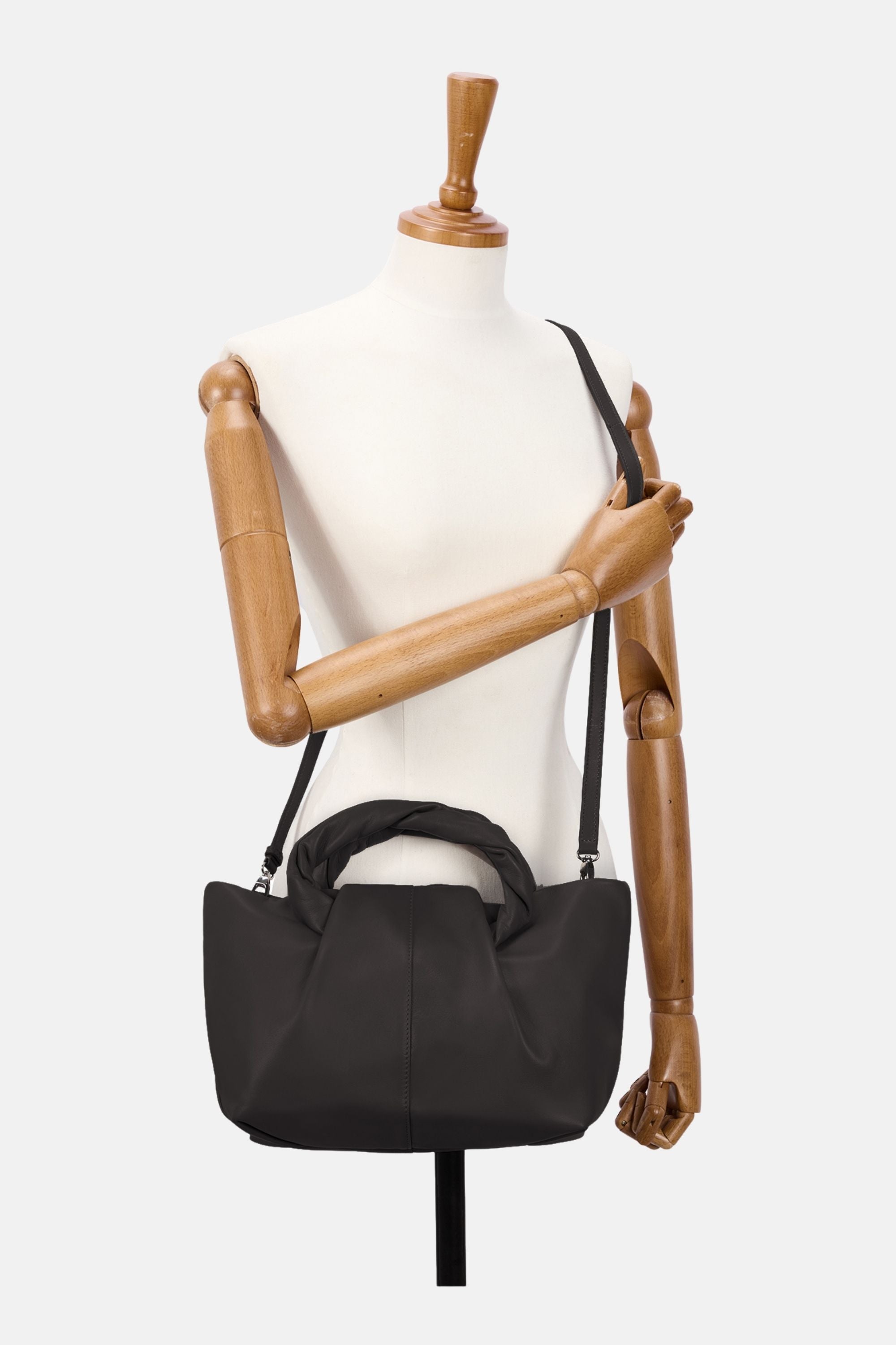 Oryany - Cozy Satchel Medium Crossbody Handbags - Black