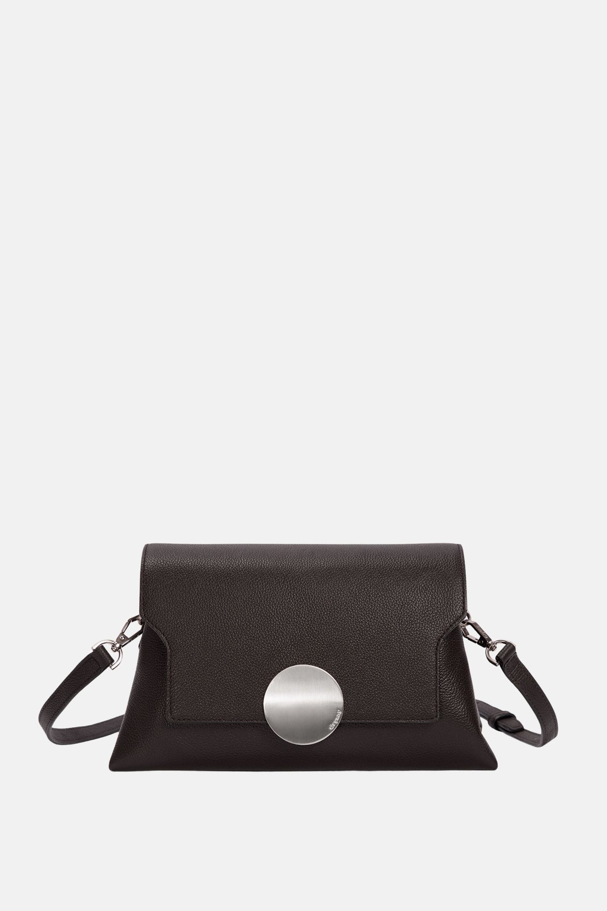 Oryany - Lottie Flap Crossbody Medium Handbags - Dark Chocolate Leather
