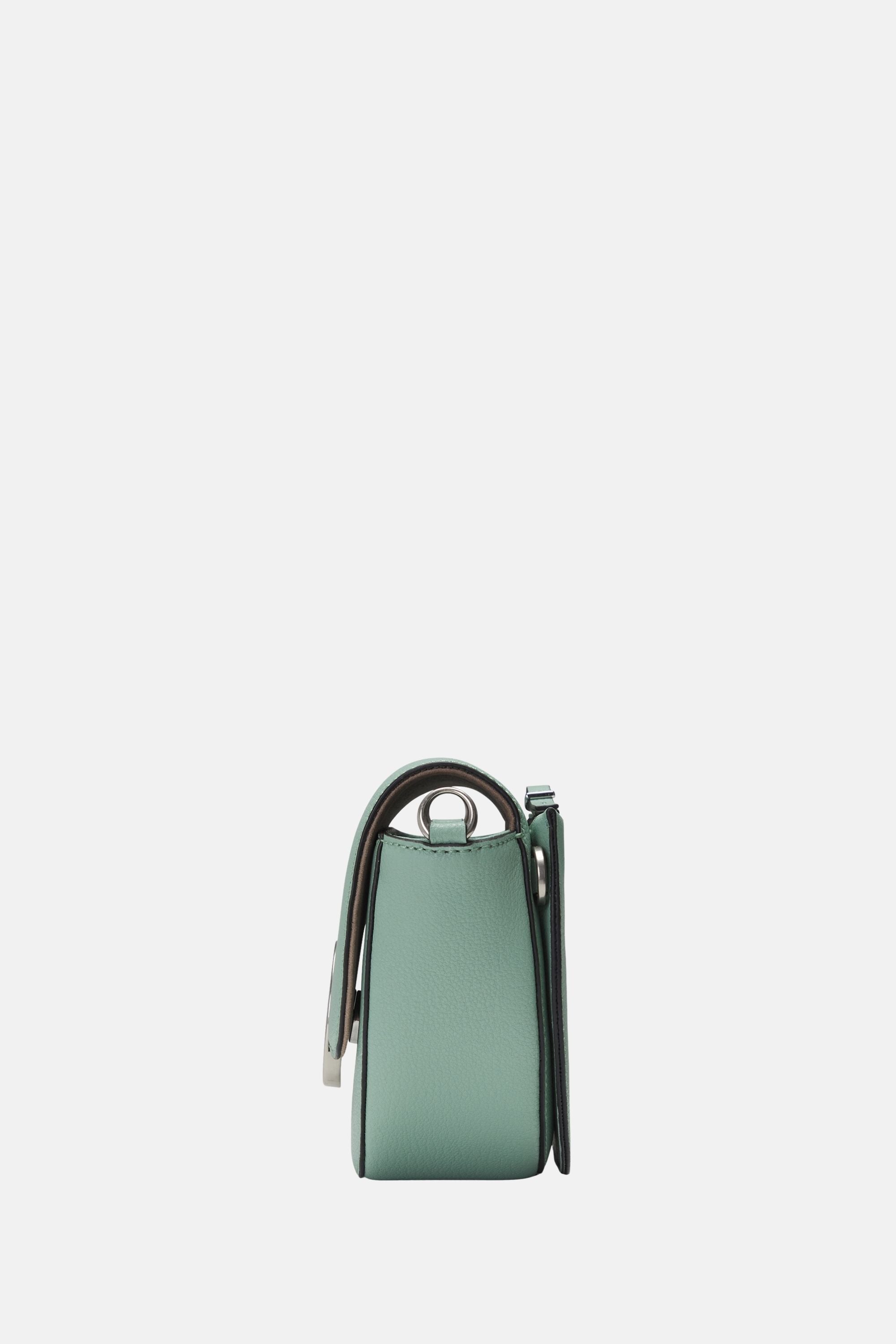Oryany - Lottie Saddle Crossbody Small Handbags -Dusty Mint Leather