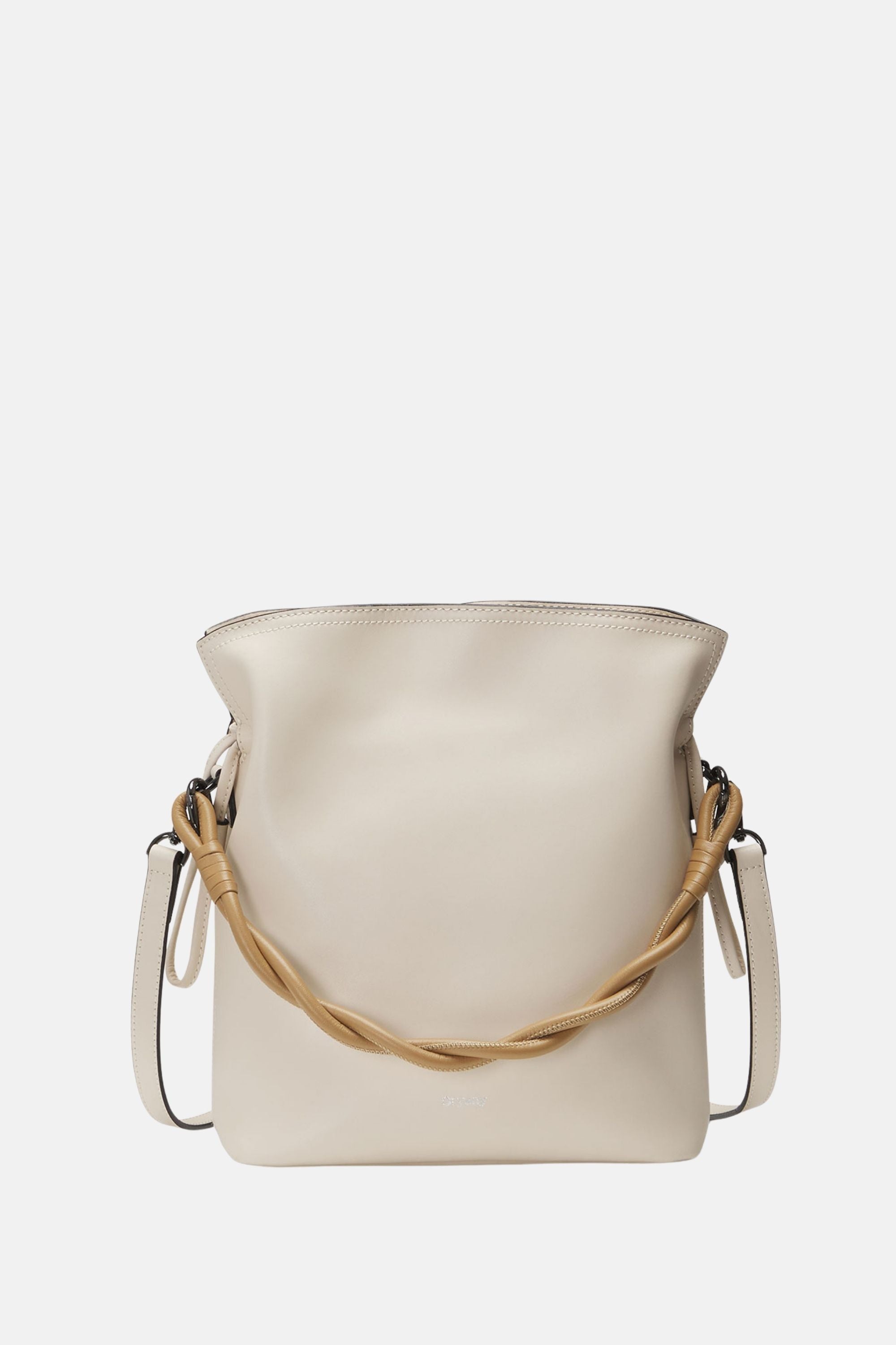 Oryany - Madeleine Bucket Medium Crossbody Handbags - Cream