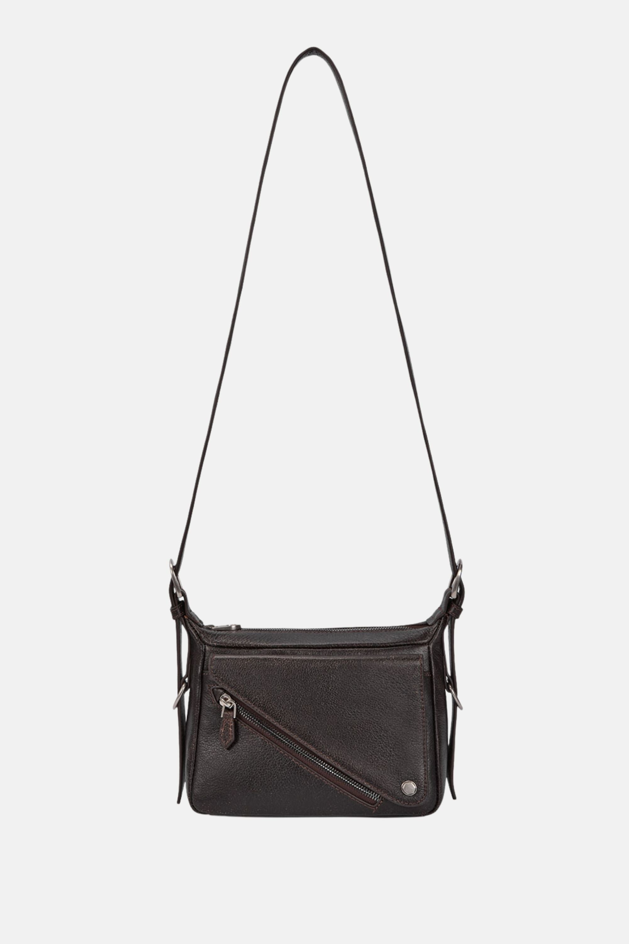 Oryany - Moto Crossbody Small Handbags - Vintage Brown