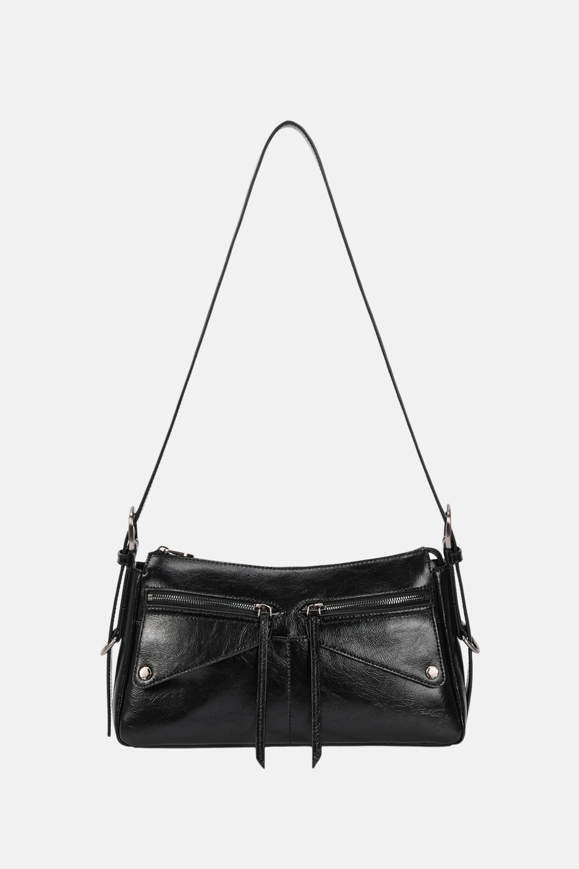 Oryany - Moto Shoulder Medium Should Bag Handbags - Black