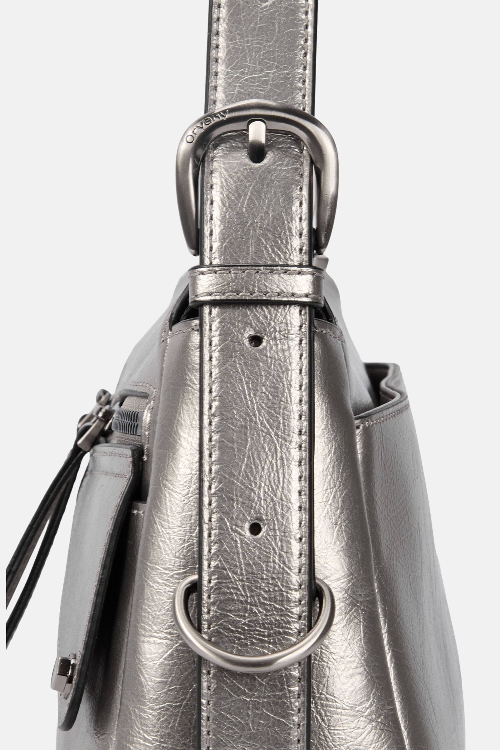 Oryany - Moto Shoulder Medium Should Bag Handbags - Pewter