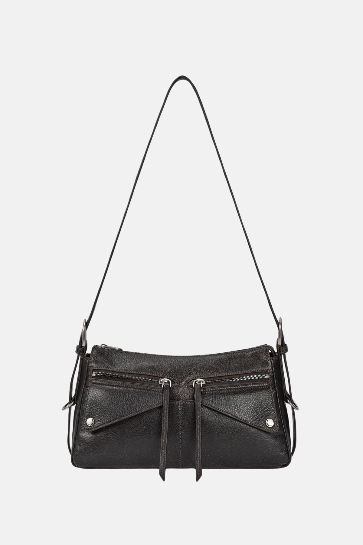 Oryany - Moto Shoulder Medium Shoulder Bag Handbags - Vintage Brown