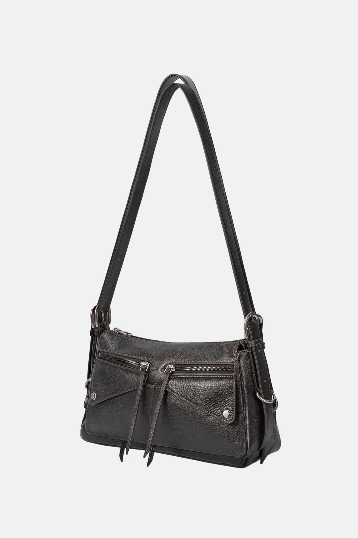 Oryany - Moto Shoulder Medium Shoulder Bag Handbags - Vintage Brown