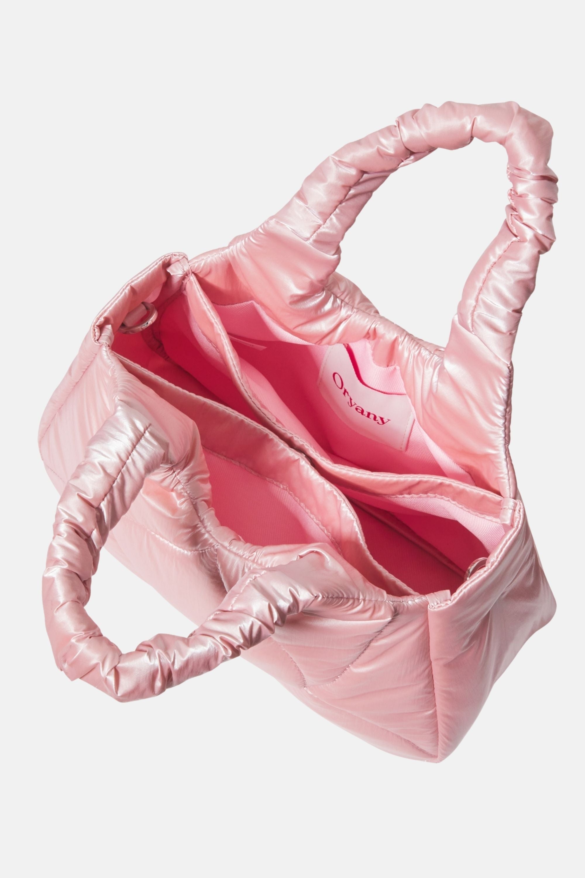 Oryany - Half Moroccan Padding Crossbody Medium Satchel Handbags - Dusty Pink