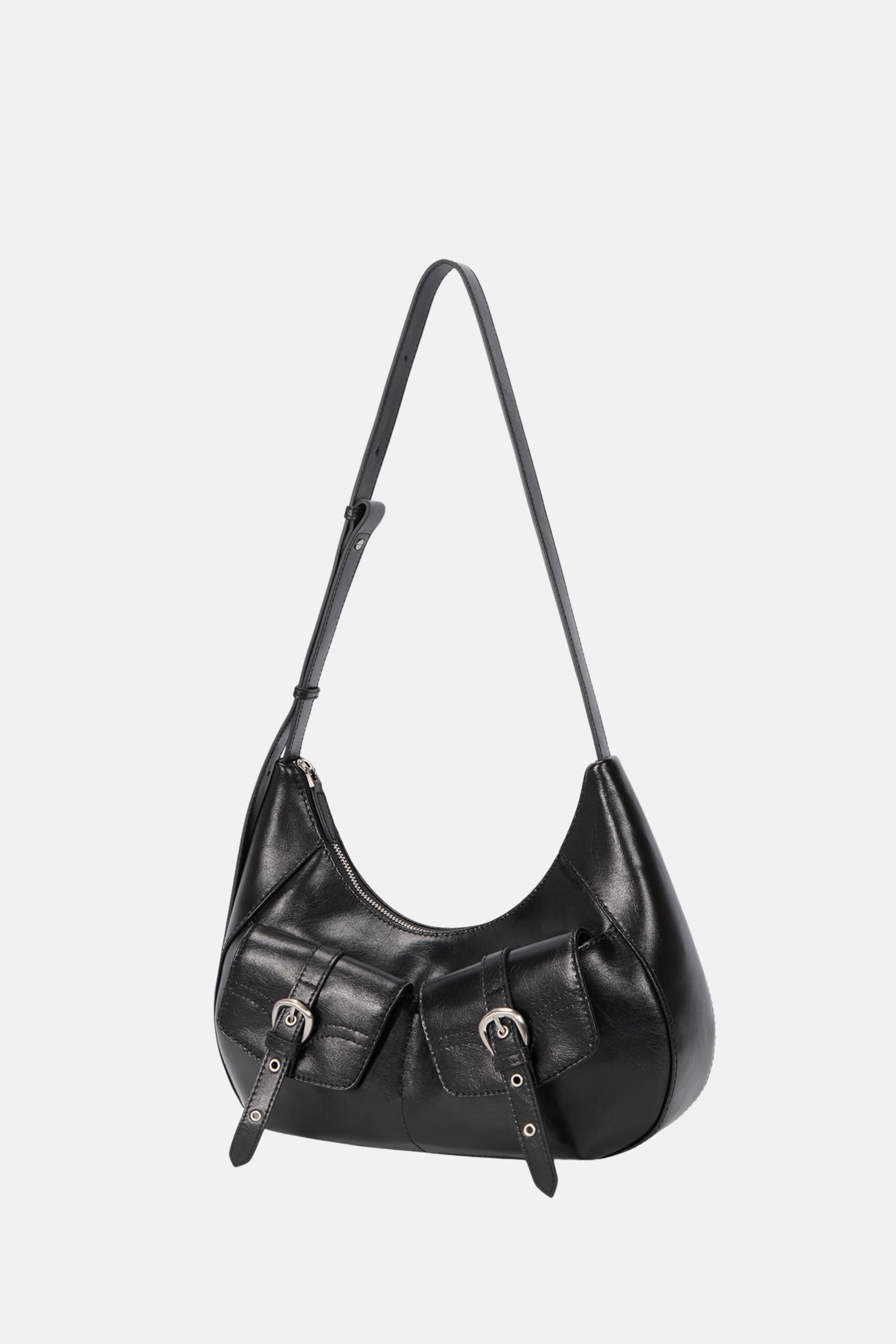 Oryany - Rodeo Shoulder - Medium Shoulder Bag - Black Leather