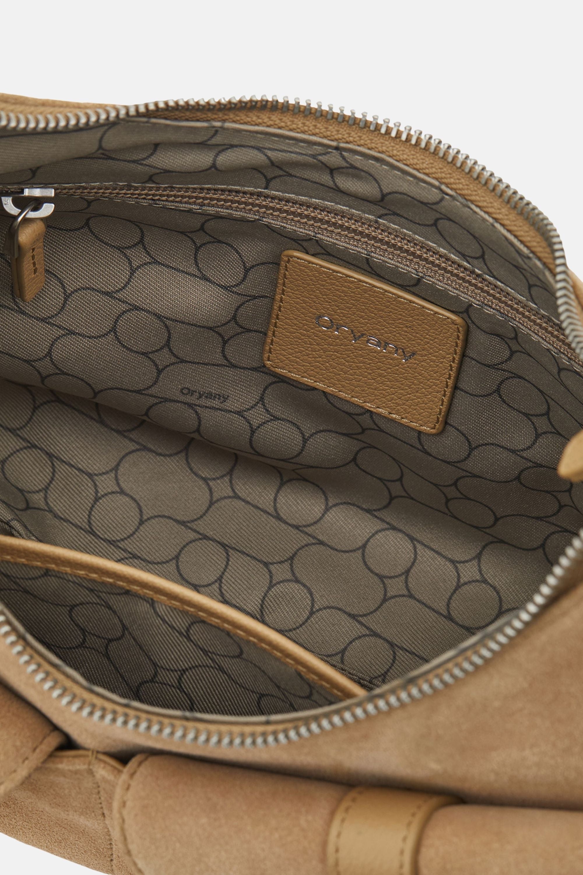 Oryany - Rodeo Shoulder - Medium Shoulder Bag - Ivory Suede