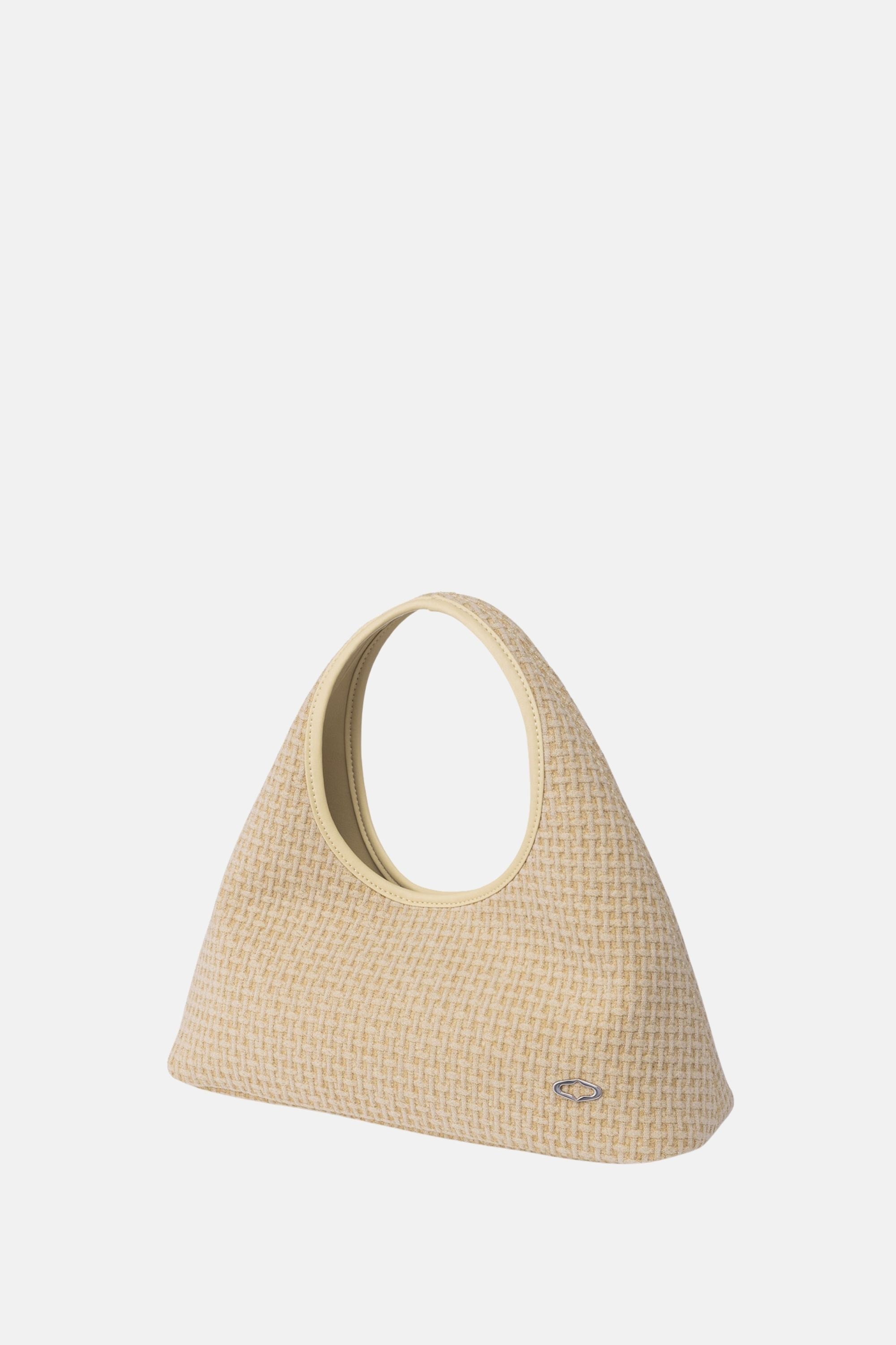 Oryany - Waffle Canvas Small Satchel – Top Handle Crossbody - Cantaloupe