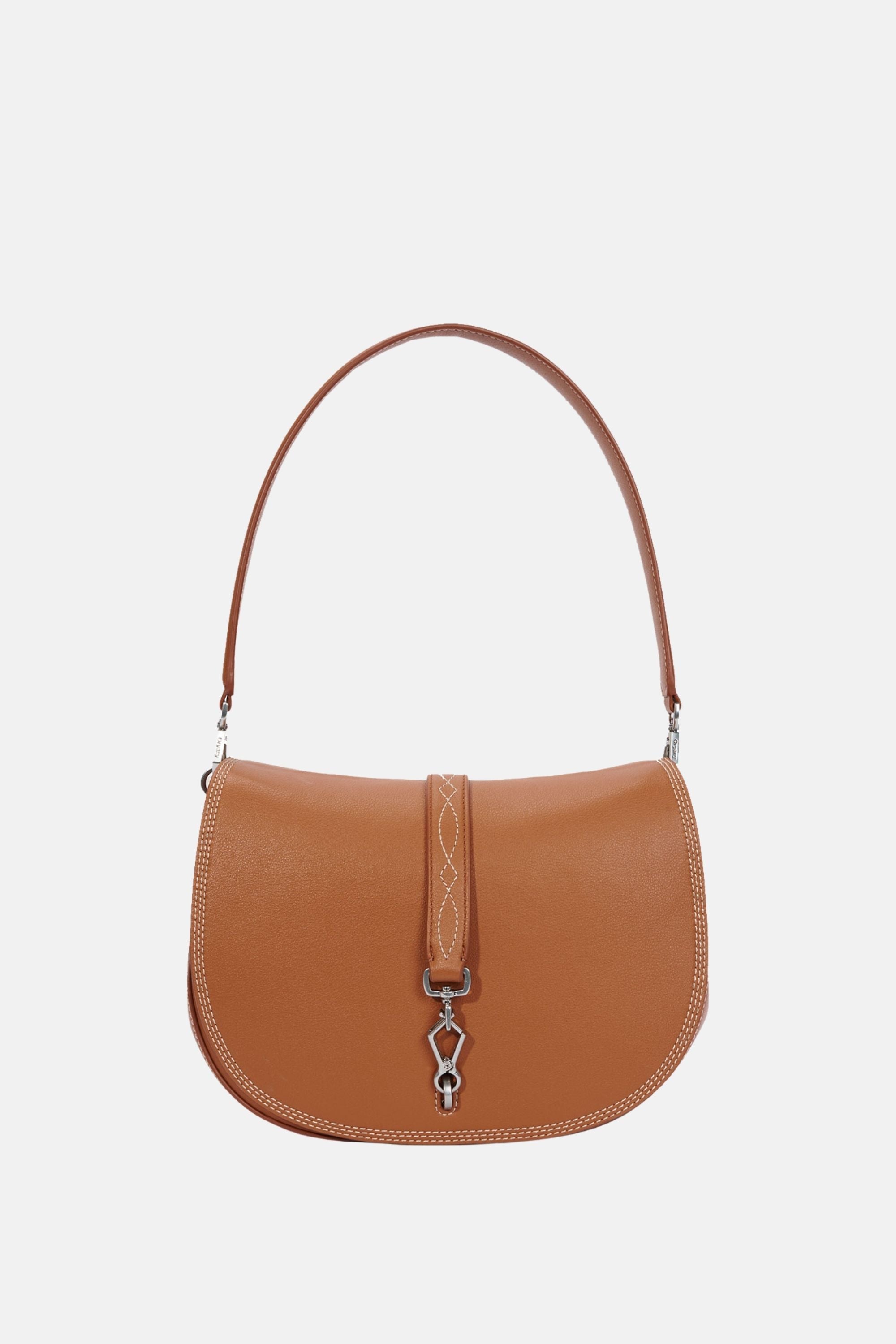 Oryany - Western Stitch Saddle Bag - Tiki Tan Leather