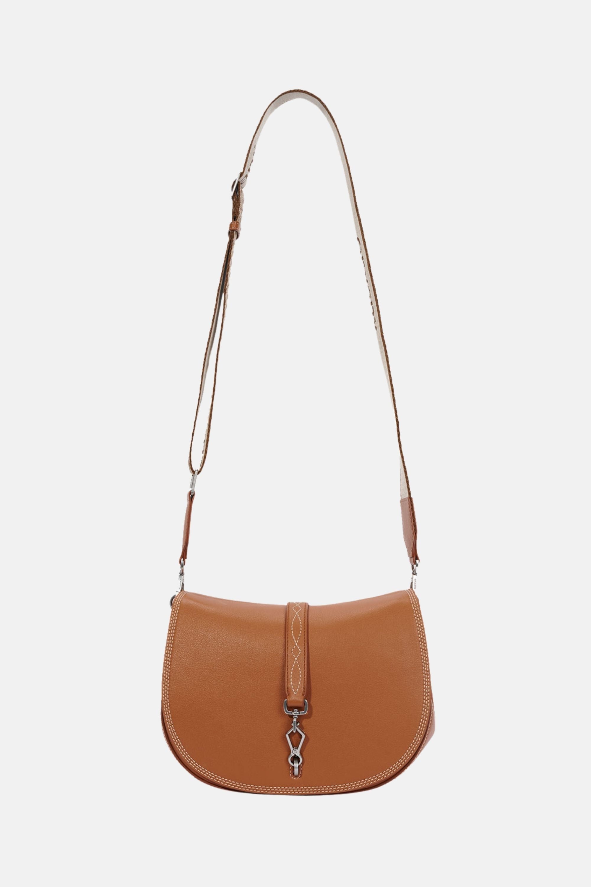 Oryany - Western Stitch Saddle Bag - Tiki Tan Leather