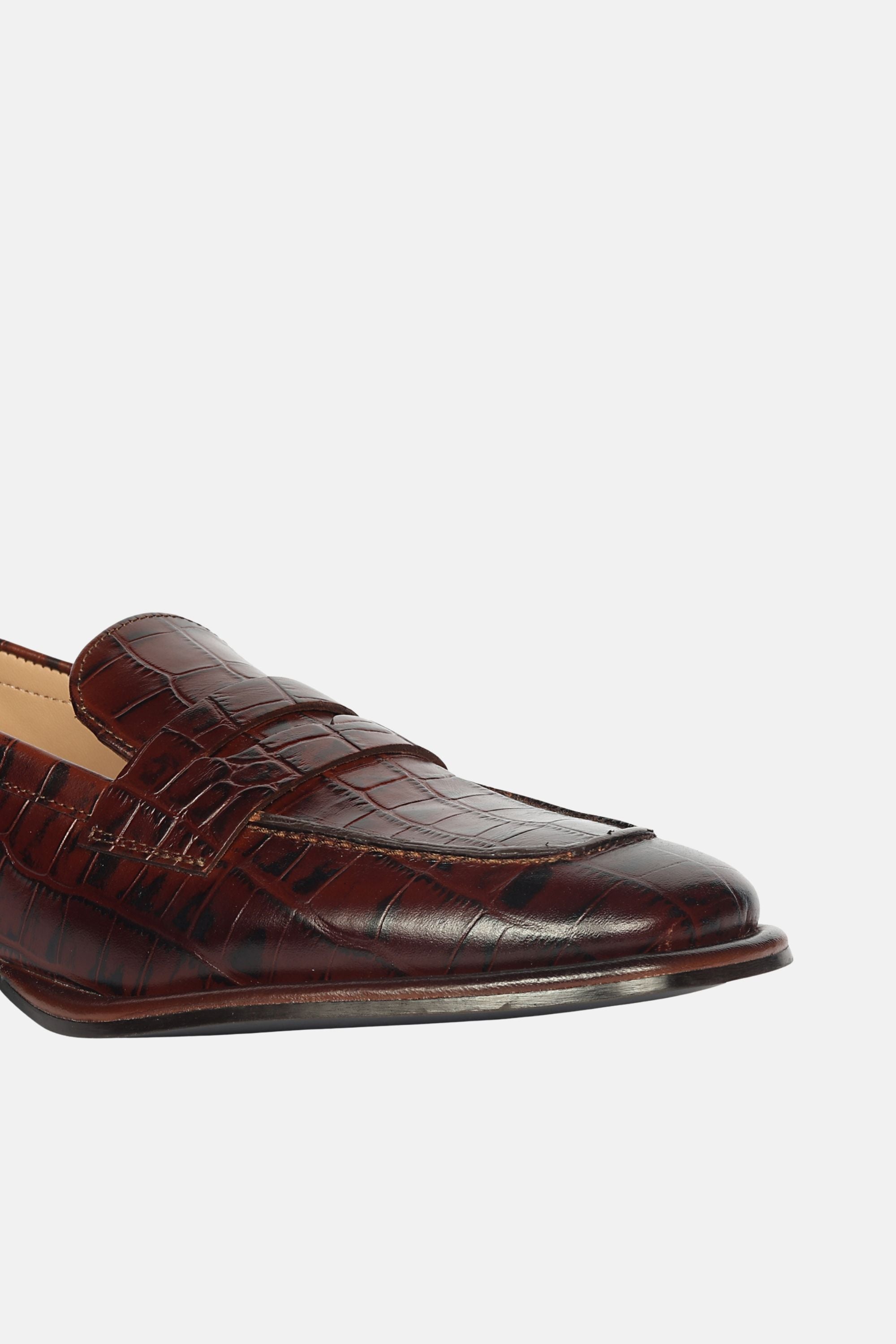 Saint G - Carla Croco - Heel Loafers