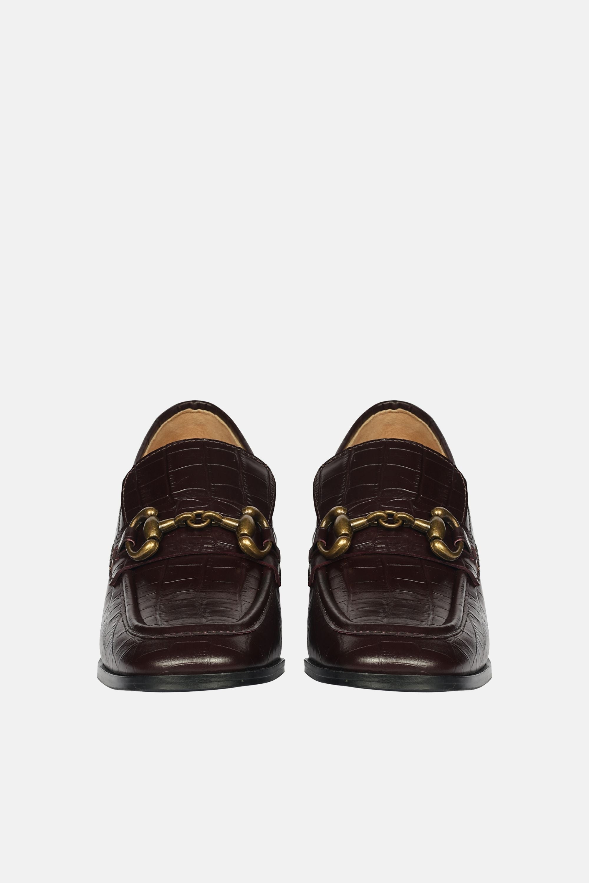 Saint G - Isha Croco - Heeled Loafers