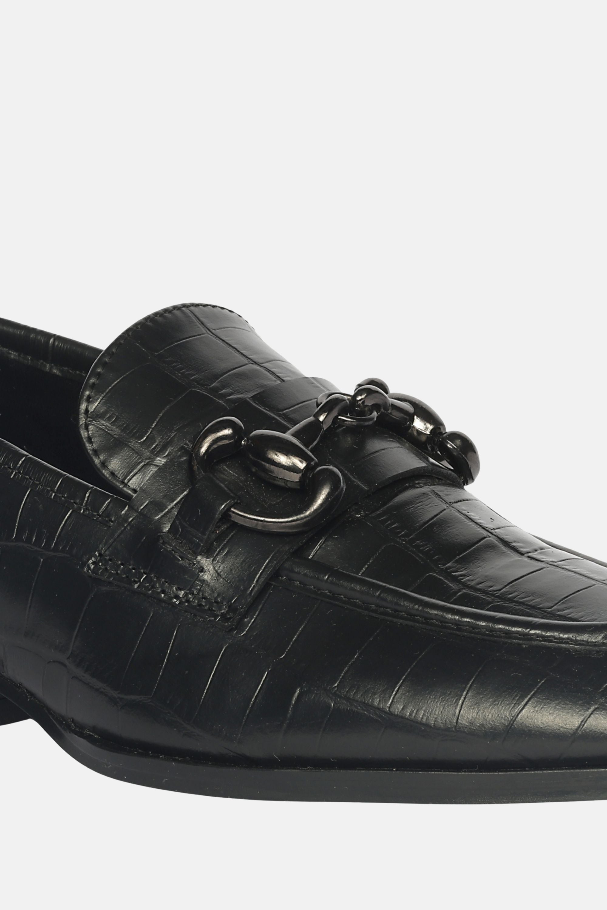 Saint G - Jacqueline Croco - Heeled Loafers