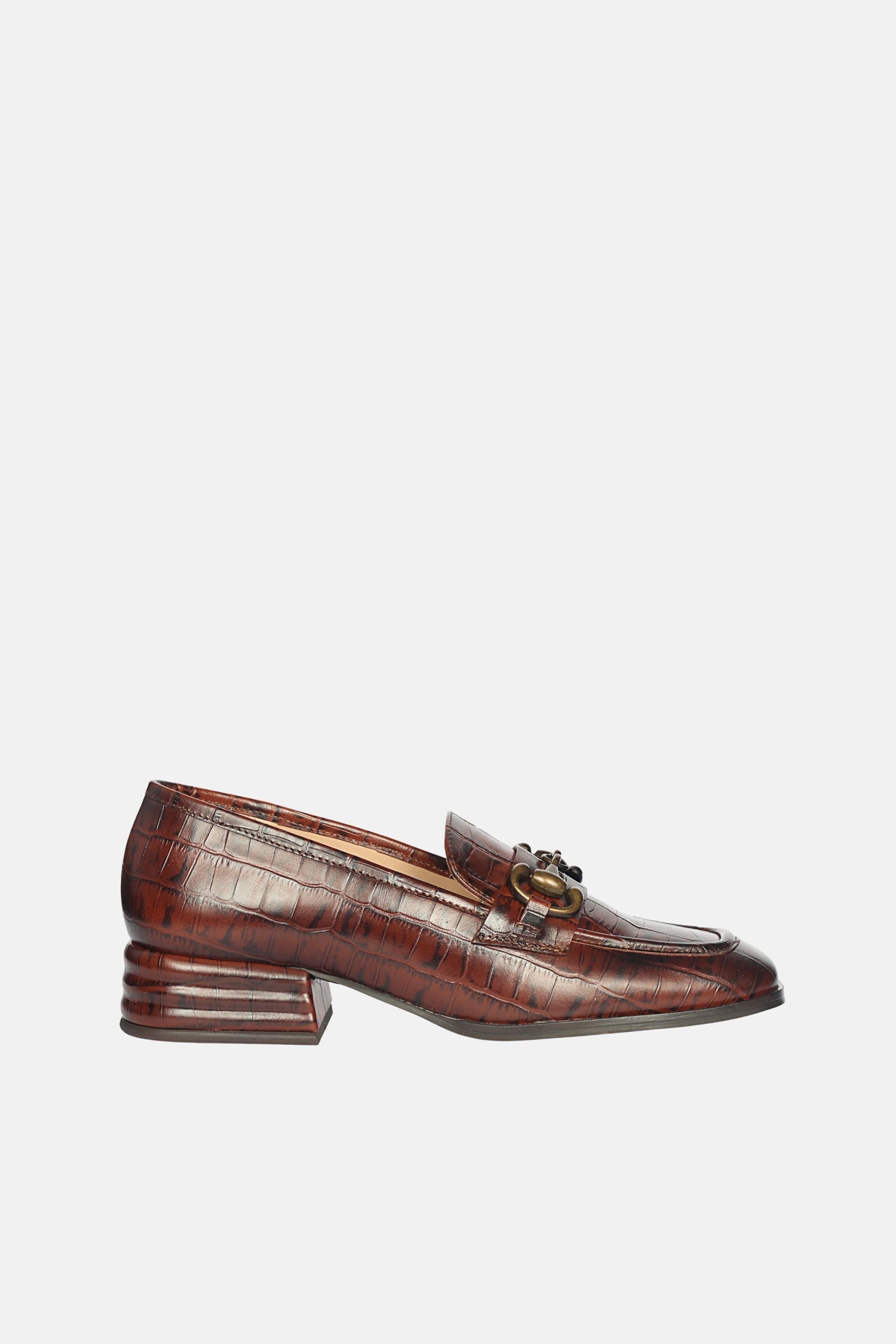 Saint G - Jacqueline Croco - Heeled Loafers