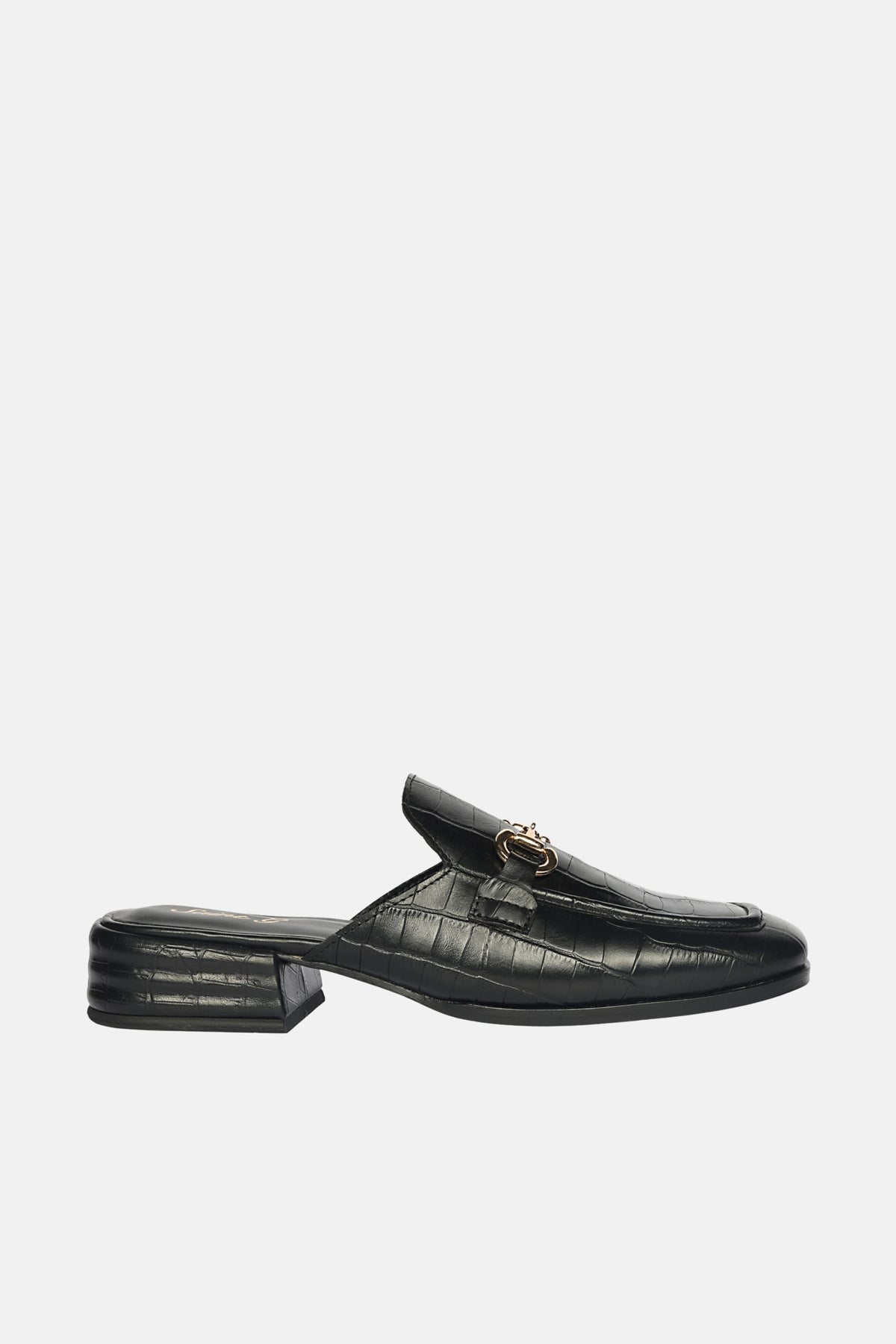 Saint G - Savannah Croco - Heeled Mule