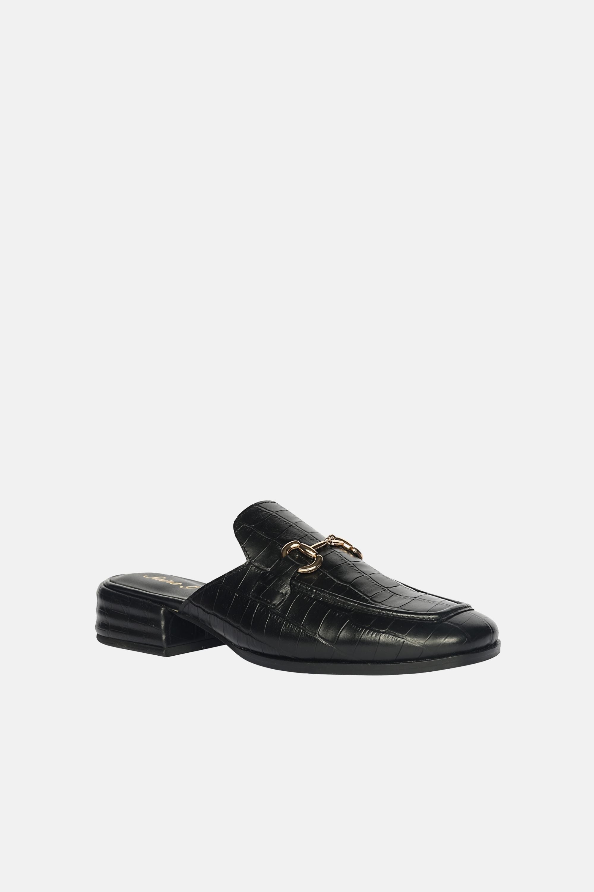 Saint G - Savannah Croco - Heeled Mule