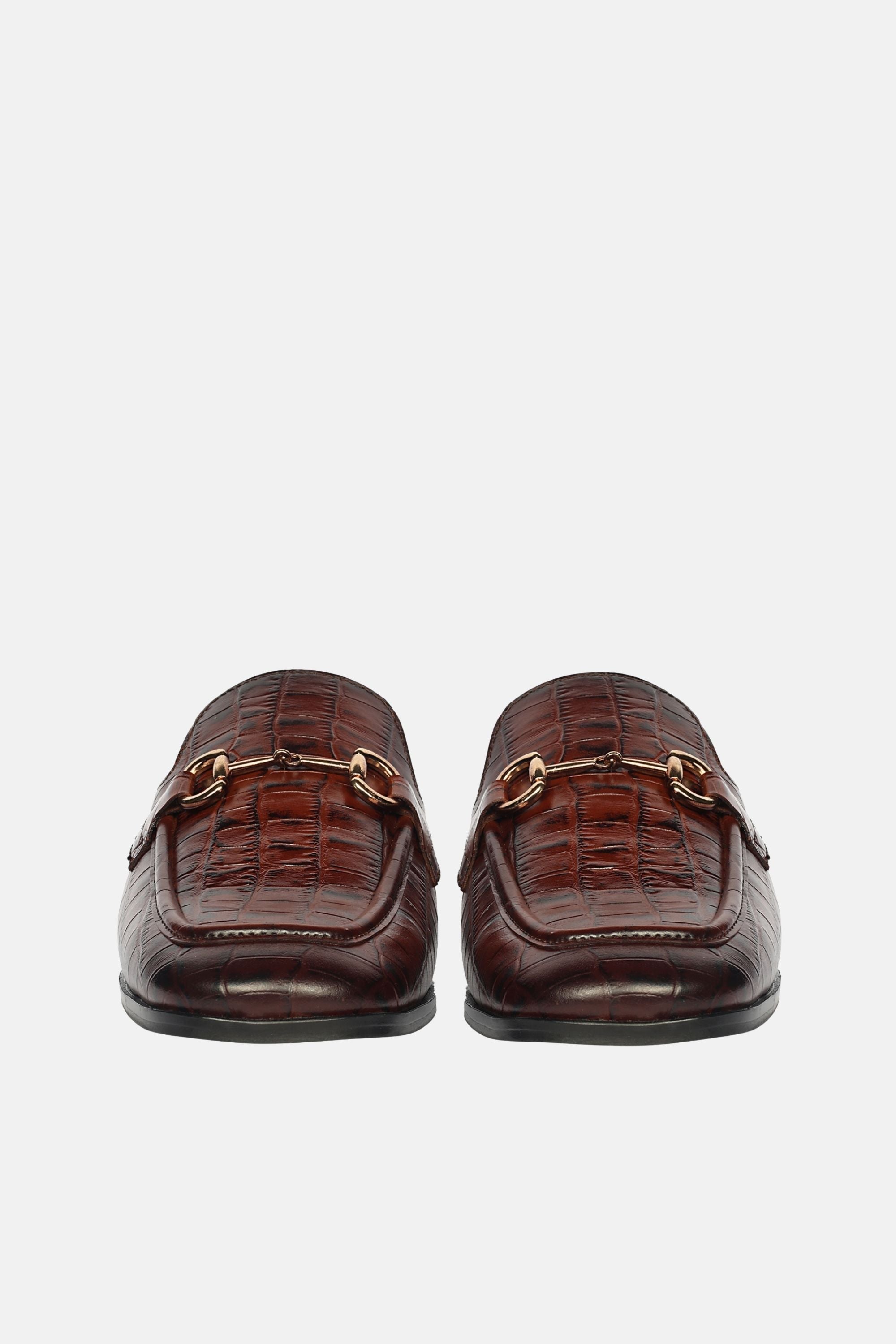 Saint G - Savannah Croco - Heeled Mule