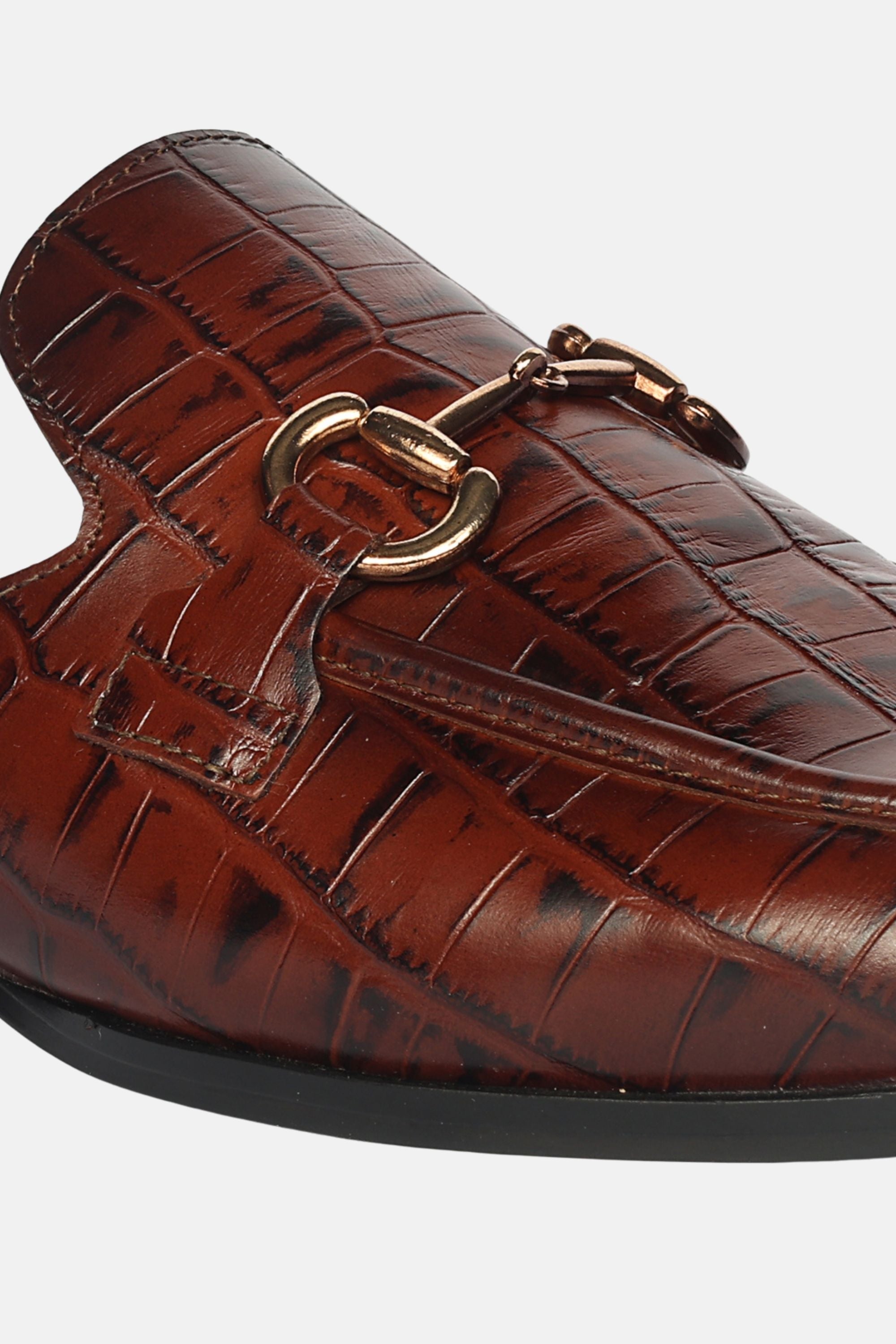 Saint G - Savannah Croco - Heeled Mule