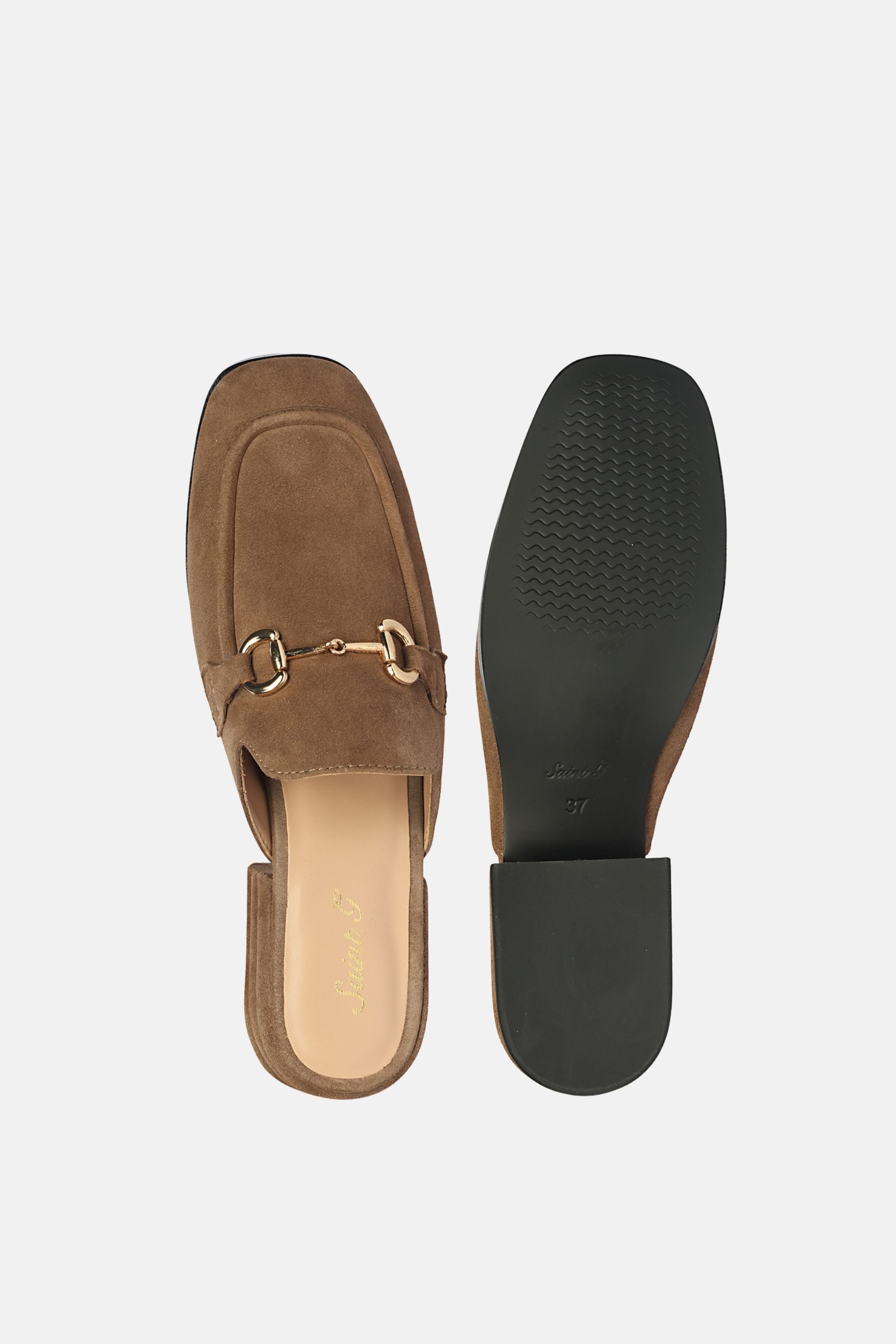 Saint G - Savannah Suede - Heeled Mule