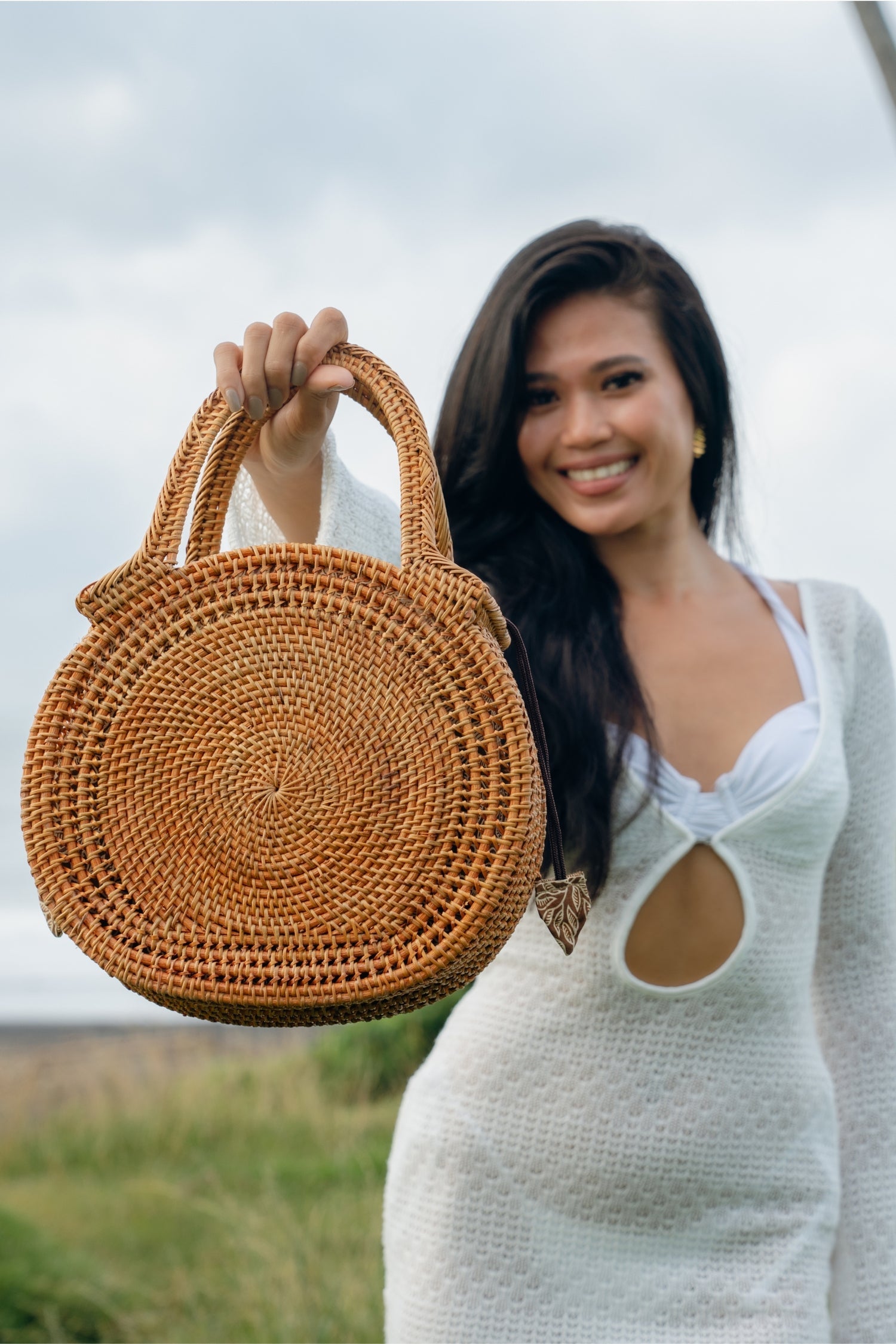 Jelavu - Sidney Tan Medium Satchel