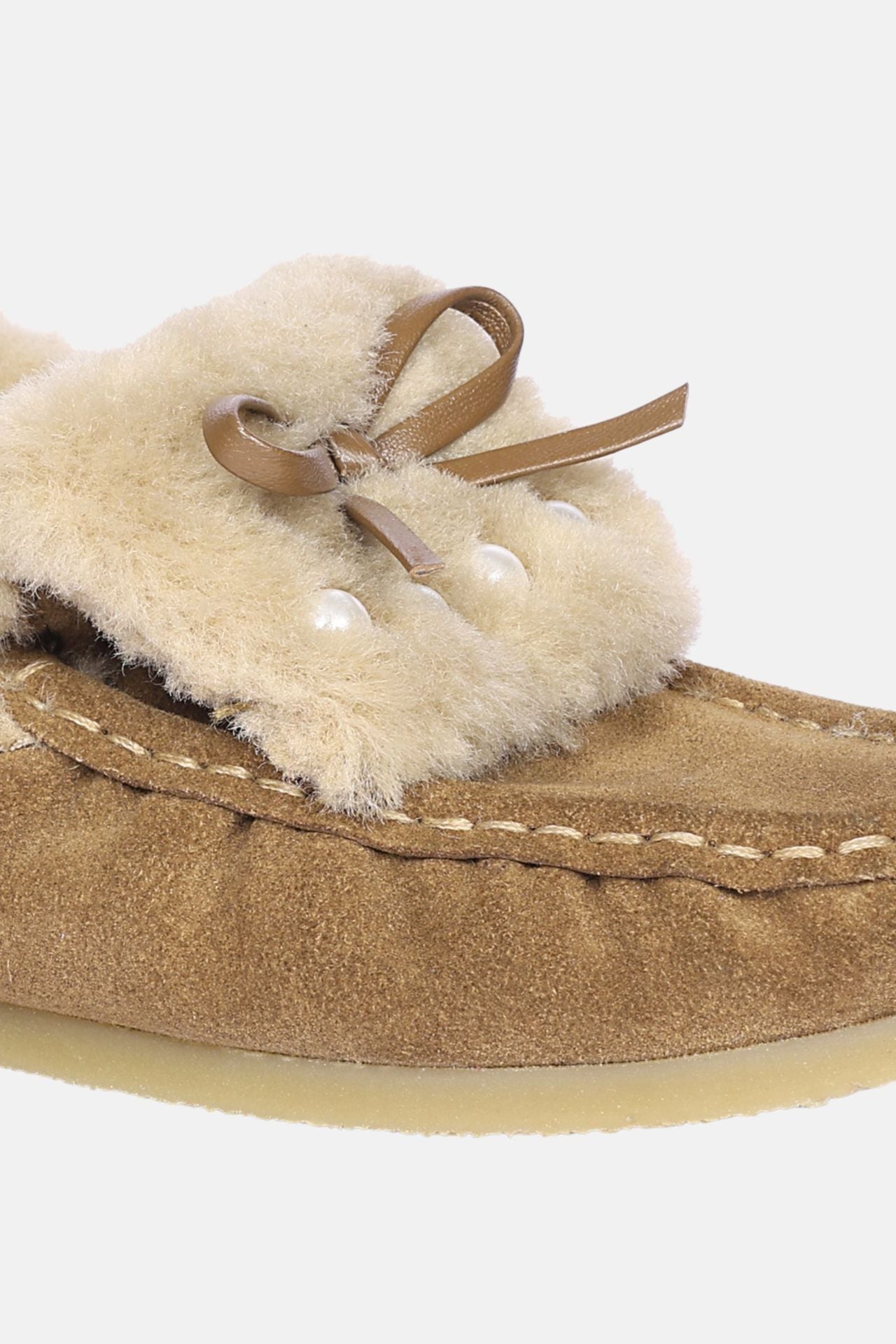 Jelavu - Moscow - Suede & Shearling Moccasins