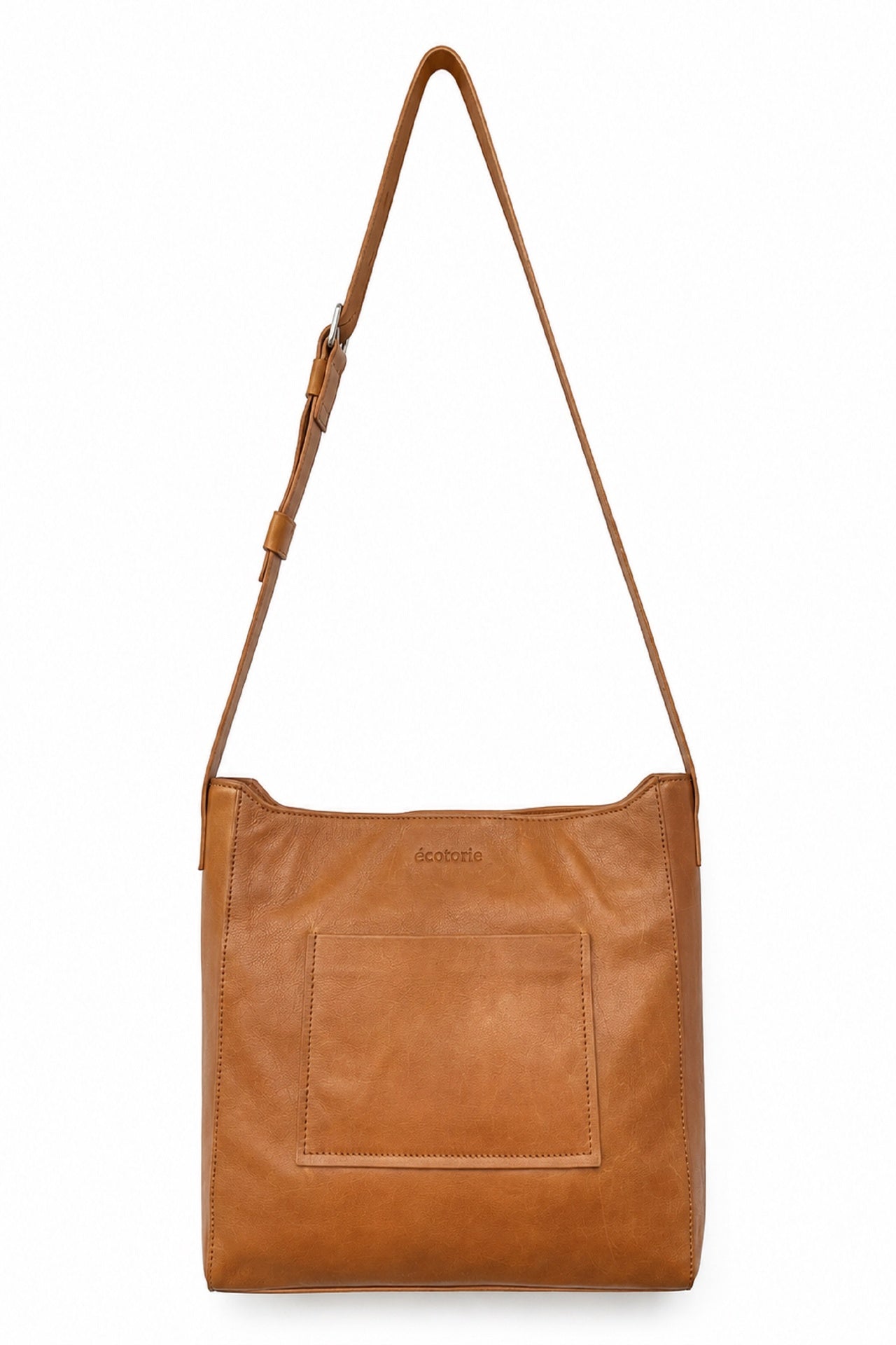 Ecotorie Brigitte Leather crossbody/Shoulder Bag Cognac