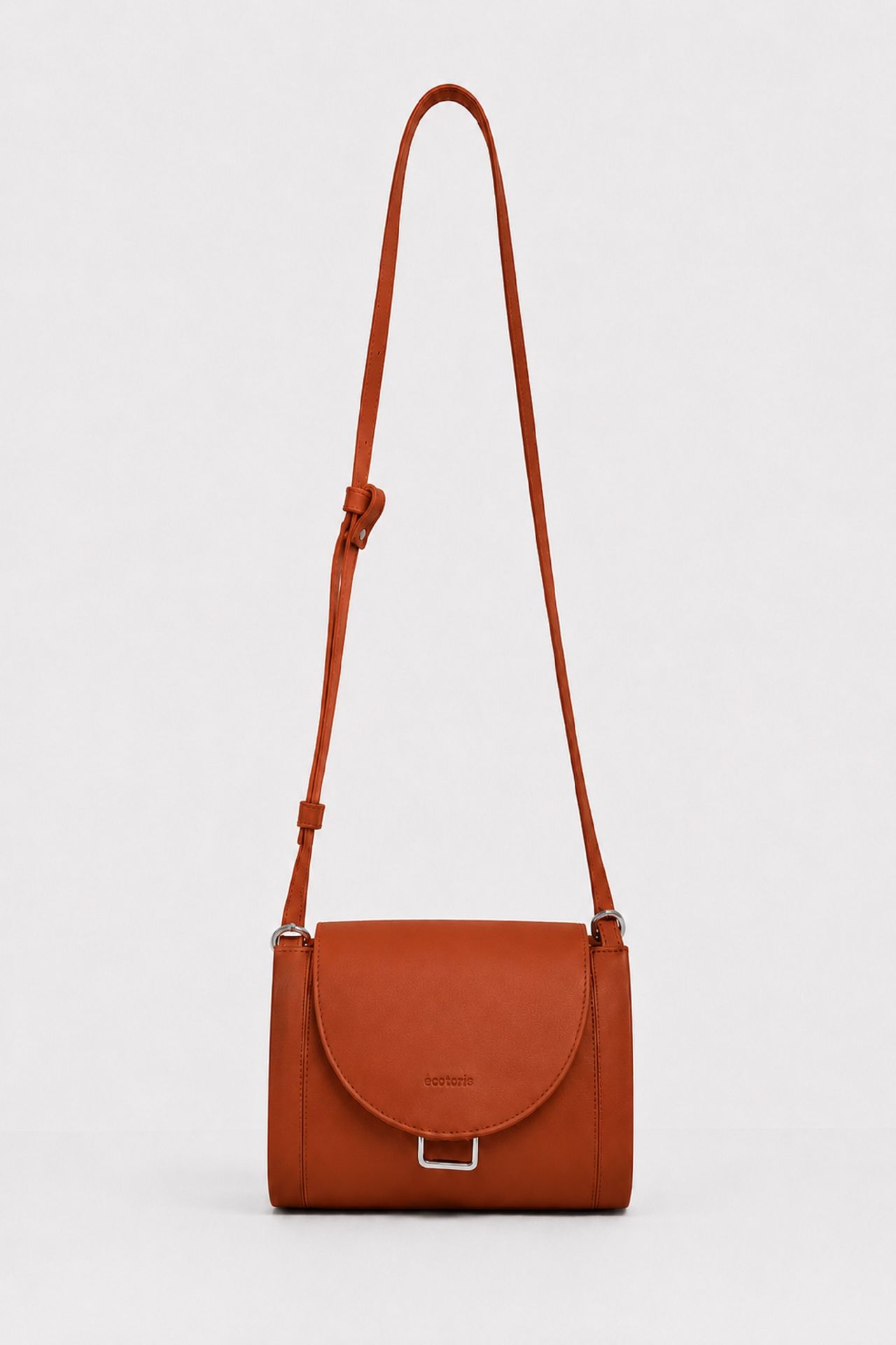 Ecotorie Nora Leather Crossbody Bag Rust