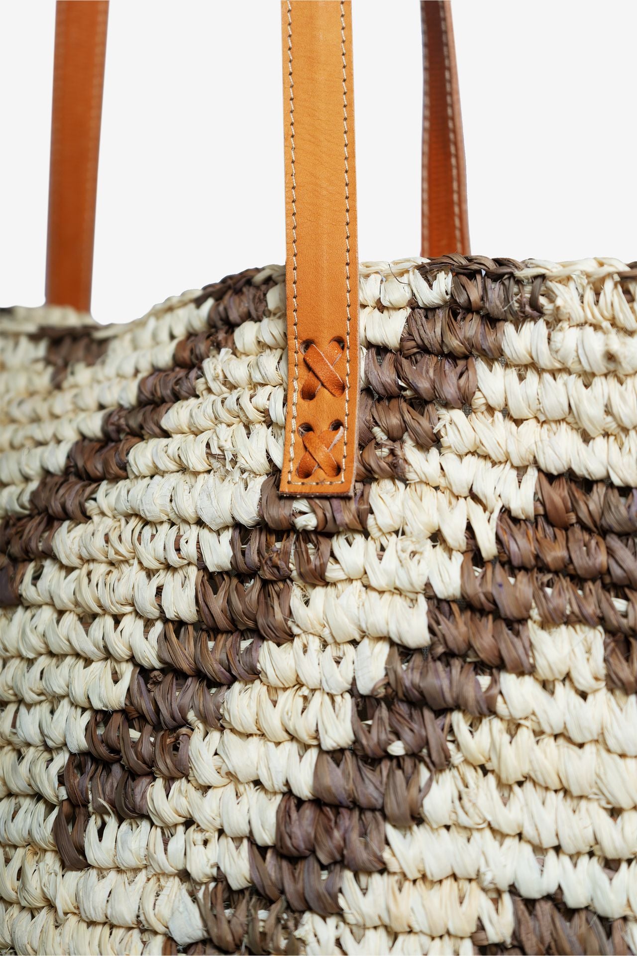 Jelavu - Hampton Brown / Natural Zebra Tote