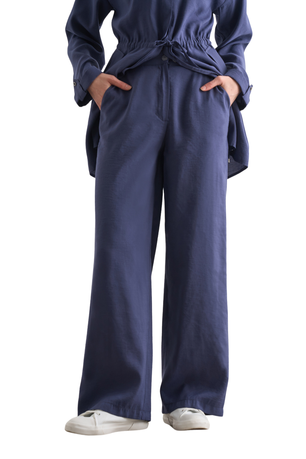 Mizalle Light Weight Elastic Trousers