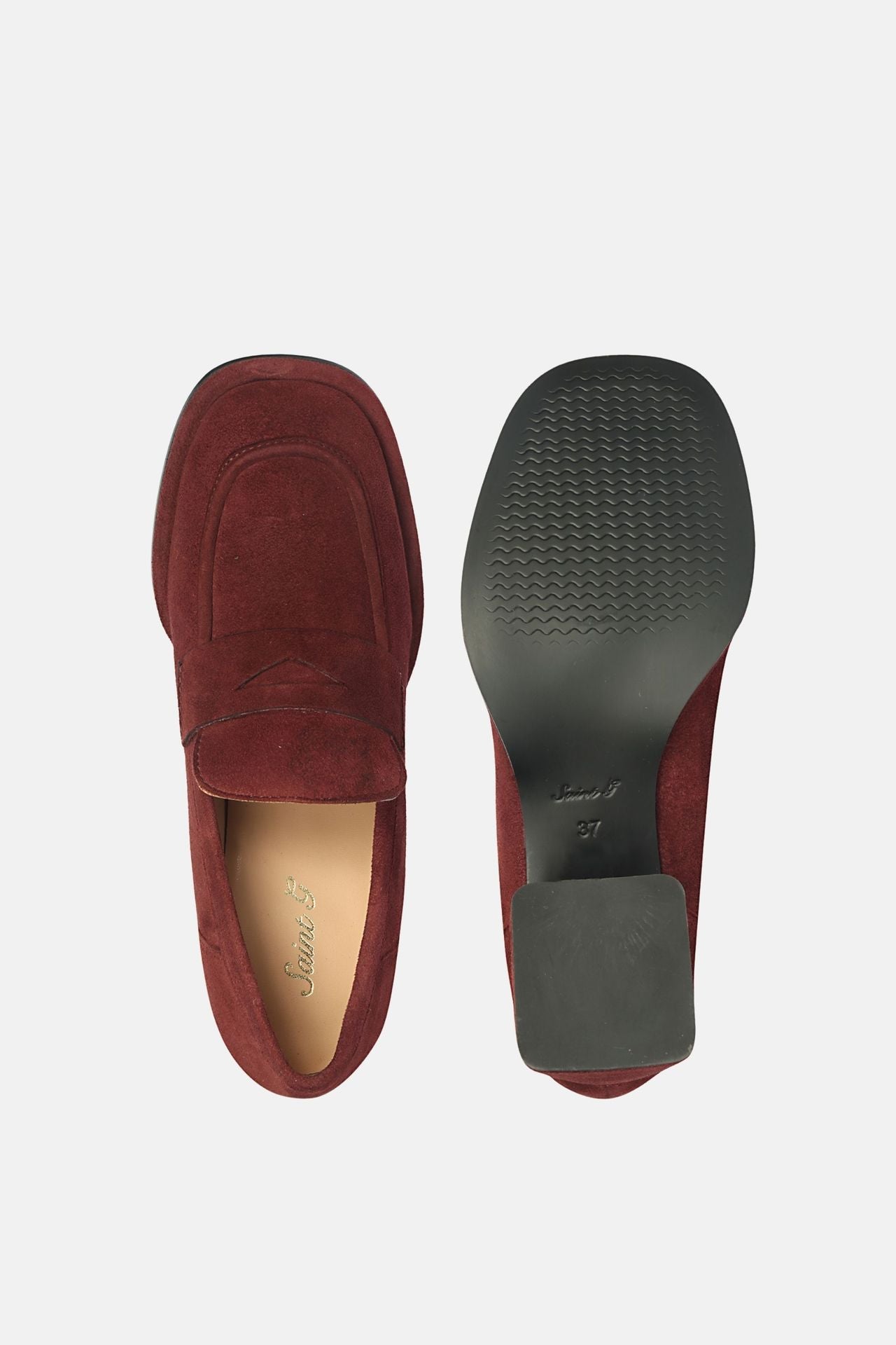 Saint G - Viviana Suede - Heel Loafers