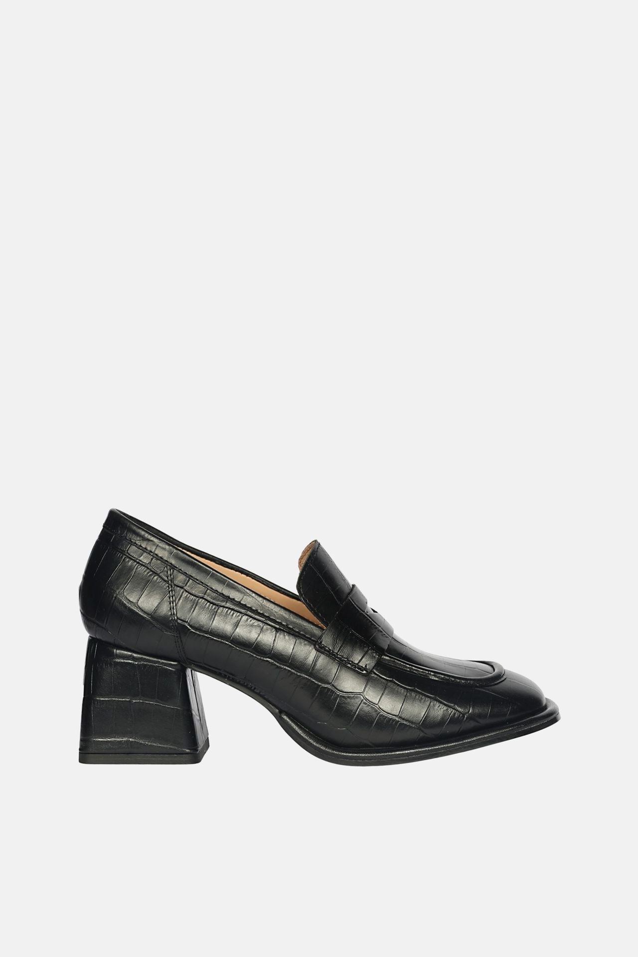 Saint G - Viviana Croco - Heel Loafers