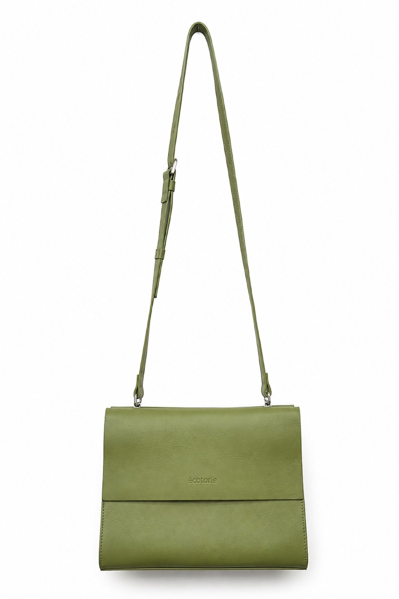 Ecotorie Betty Leather Crossbody Bag Sea Kelp