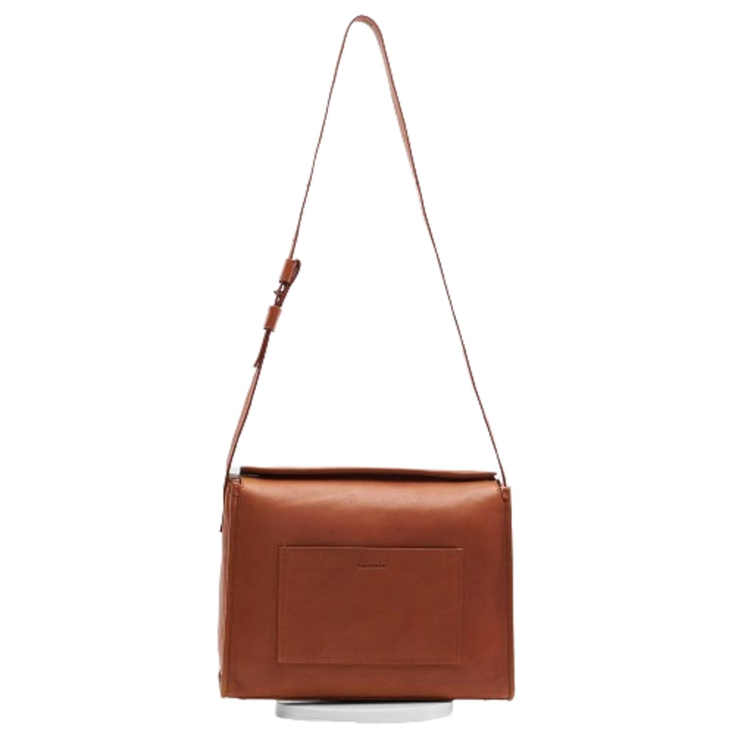 Ecotorie Eleanor Leather Crossbody Bag Cognac