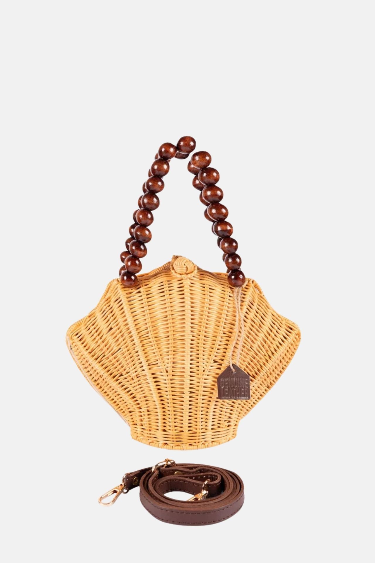 Jelavu - Shelie Woodbead Crossbody Bag