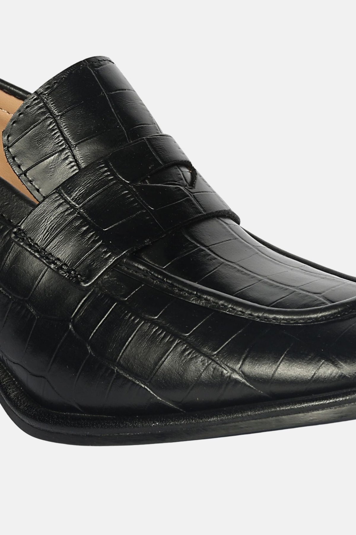 Saint G - Viviana Croco - Heel Loafers