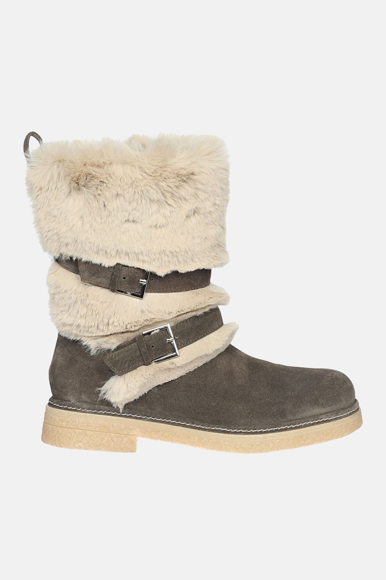 Jelavu Parla - Mid shaft Suede & Shearling Cozy Boots