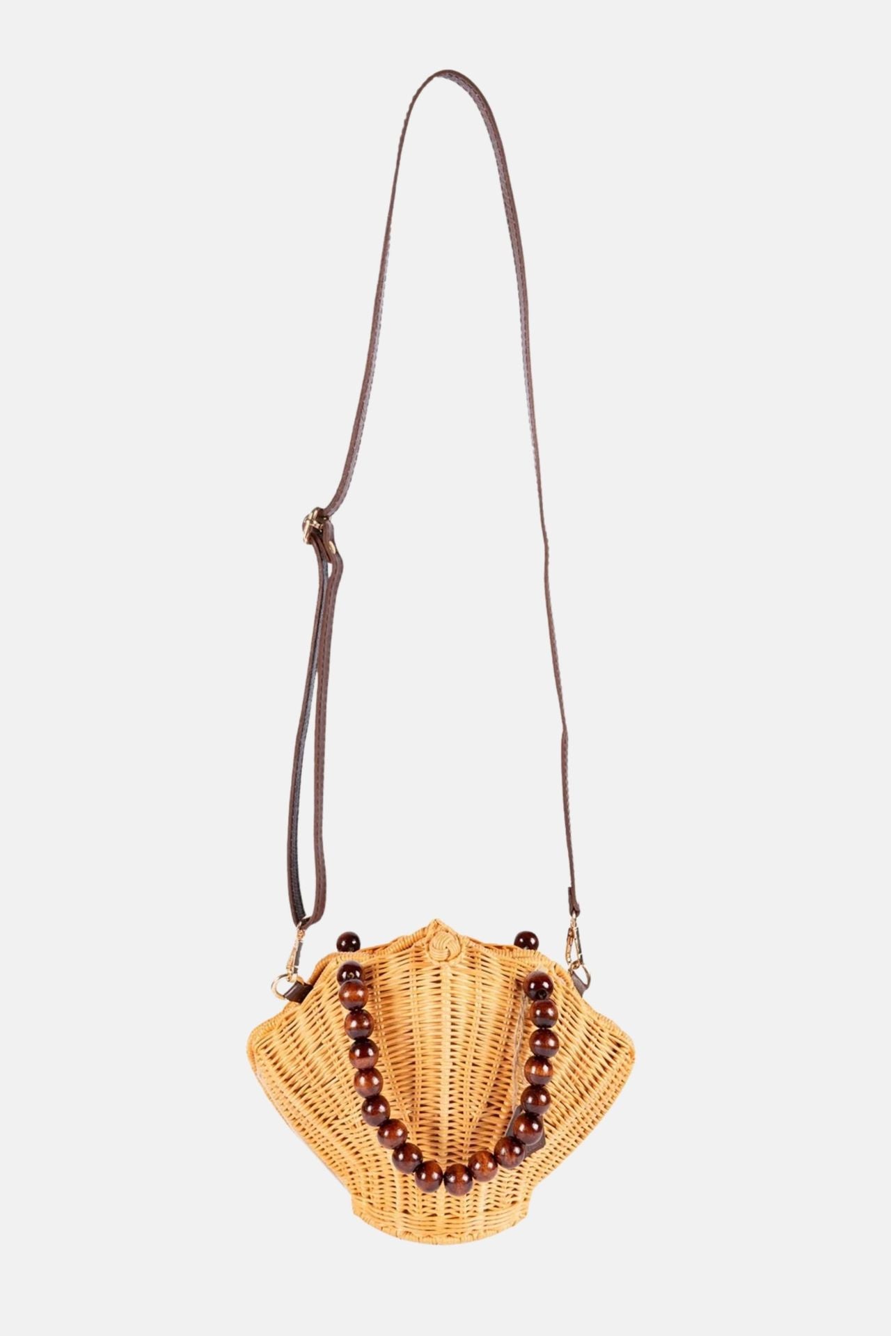 Jelavu - Shelie Woodbead Crossbody Bag
