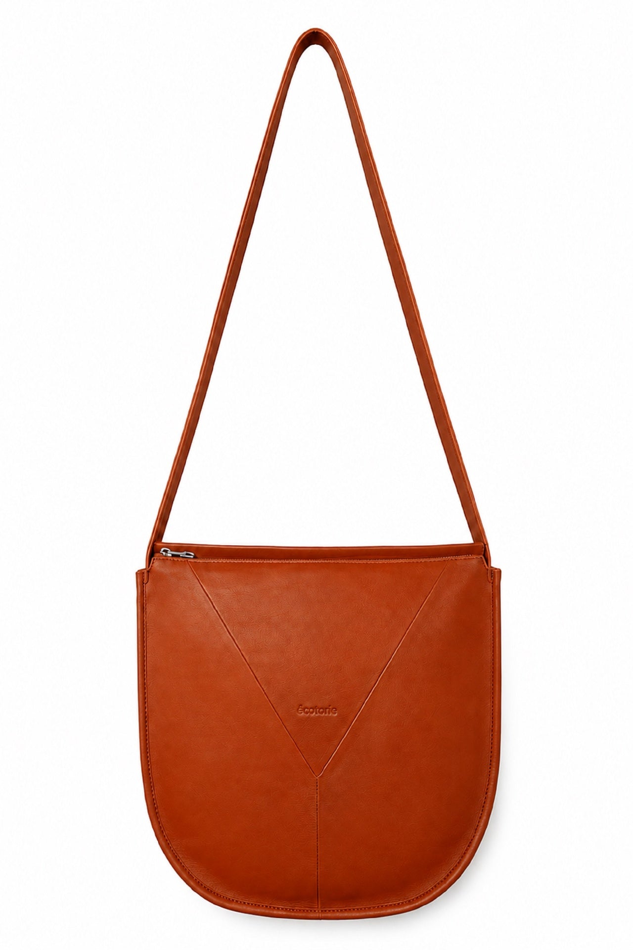 Ecotorie Sissy Leather Crossbody/X-body Bag Rust
