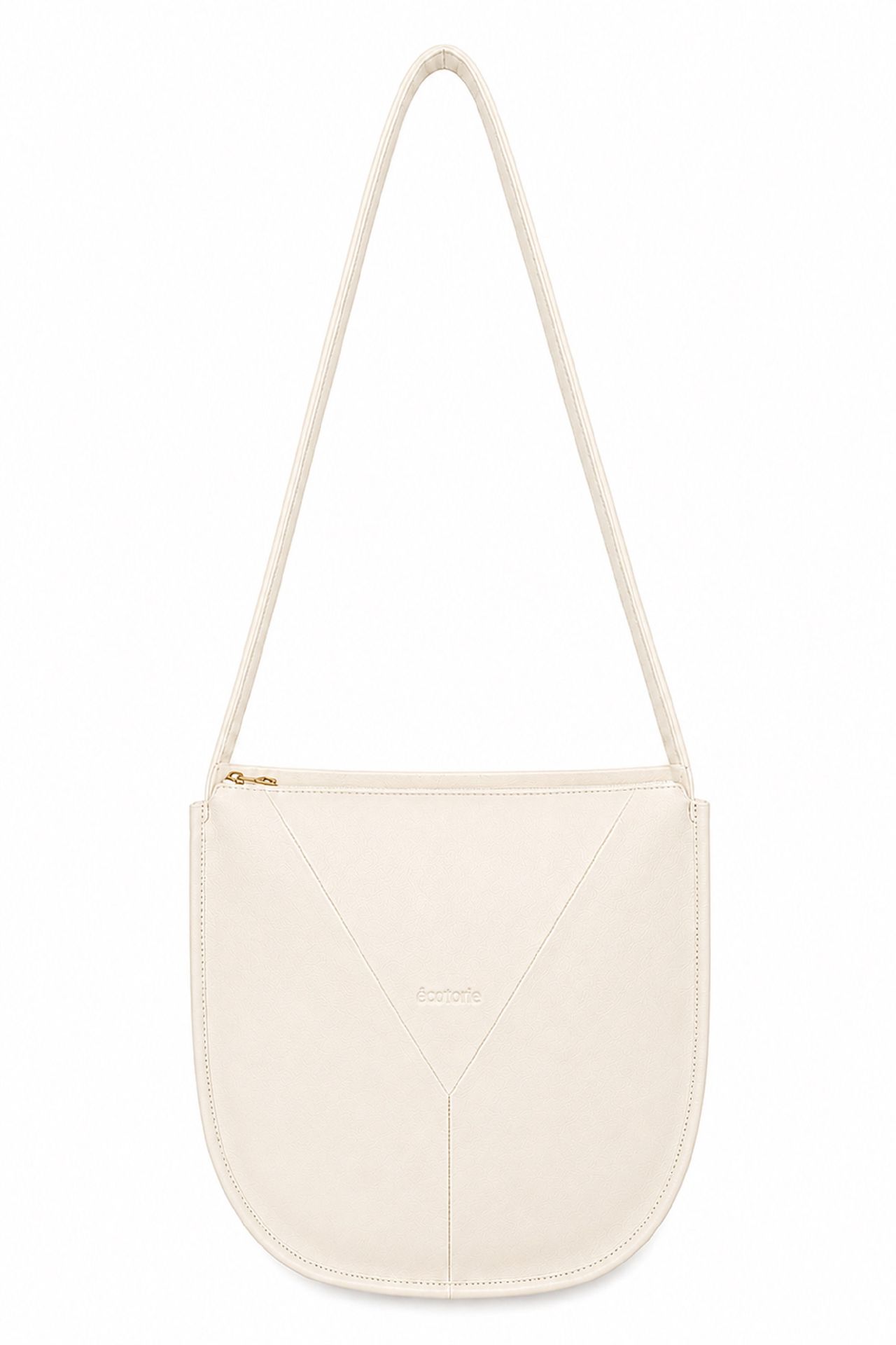 Ecotorie Sissy Leather Crossbody/X-body Bag Warm White