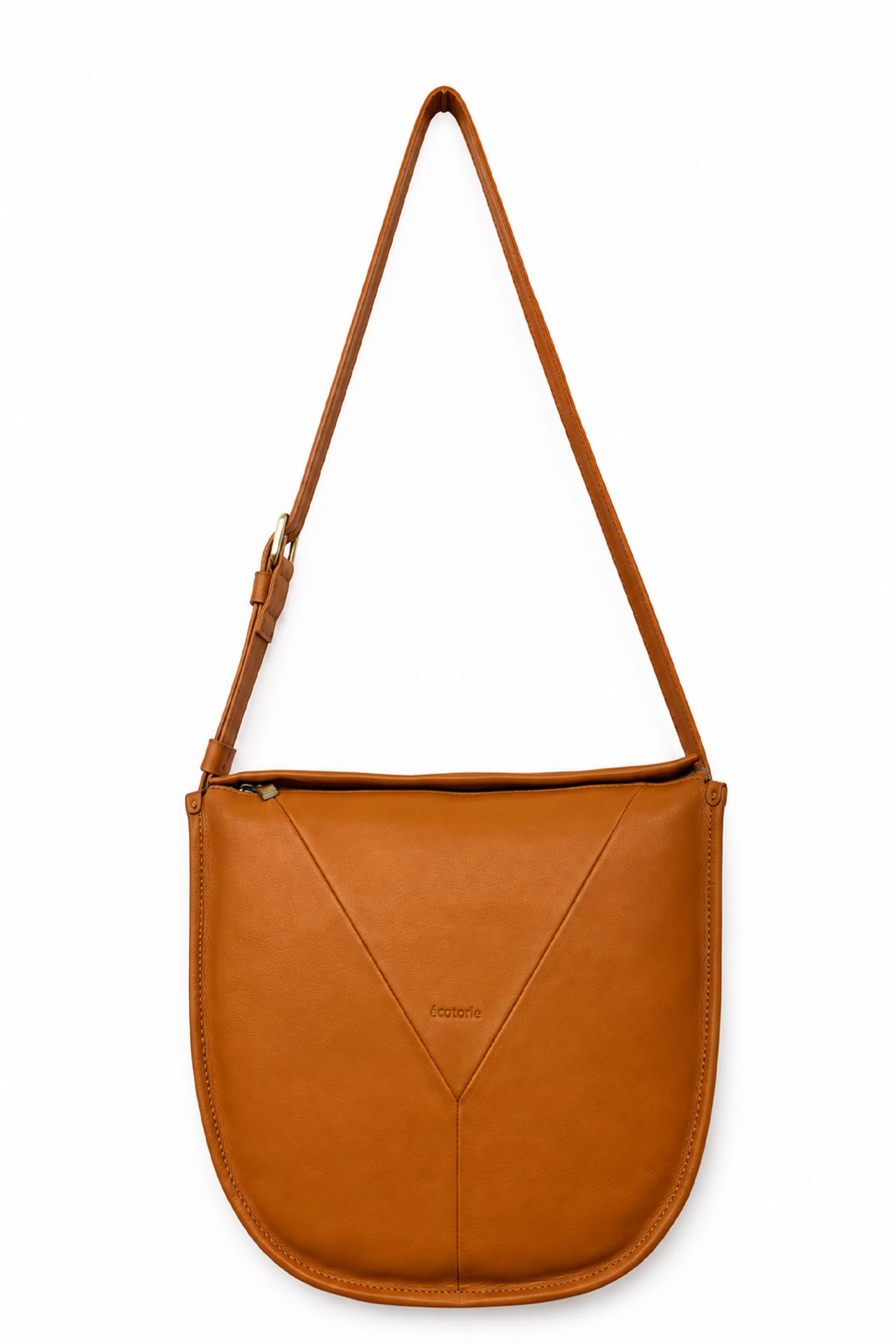 Ecotorie Sissy Leather Crossbody/X-body Bag Caramel