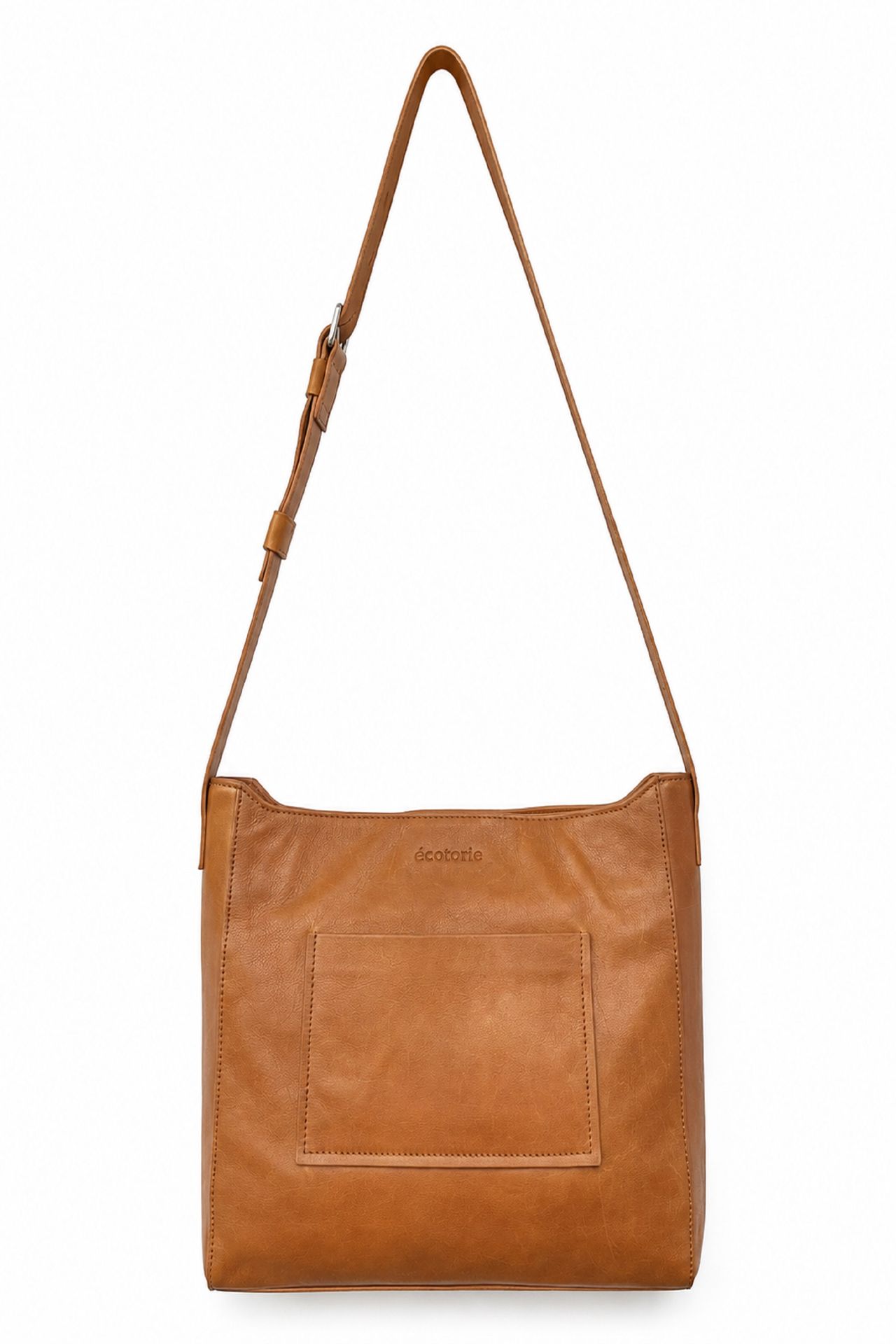 Ecotorie Brigitte Leather crossbody/Shoulder Bag Cognac