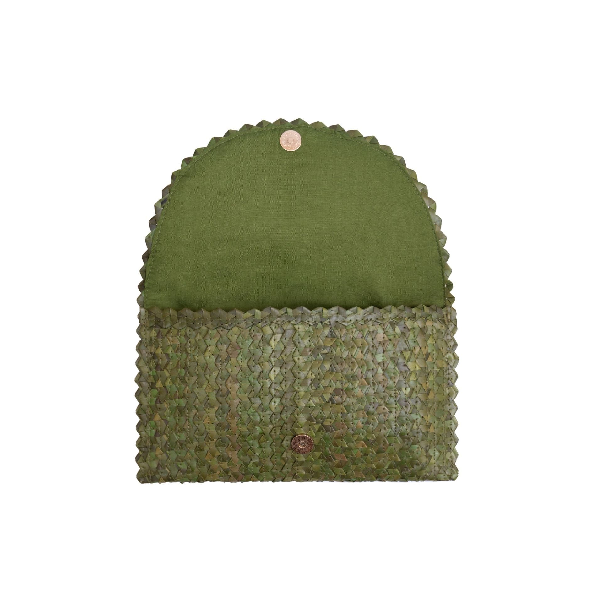 Jelavu - Coco Moss Green Small Clutch Bag