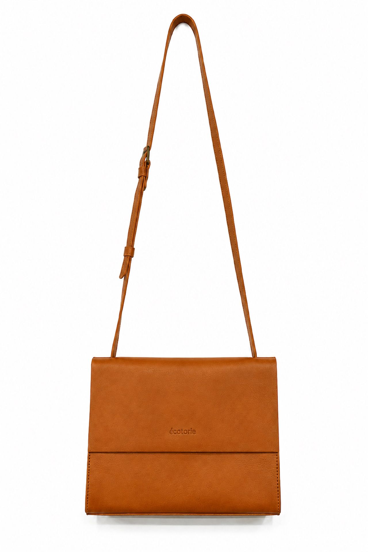 Ecotorie Betty Leather Crossbody Bag Caramel