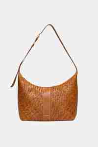 Ecotorie Frisco Leather Crossbody Bag Tan