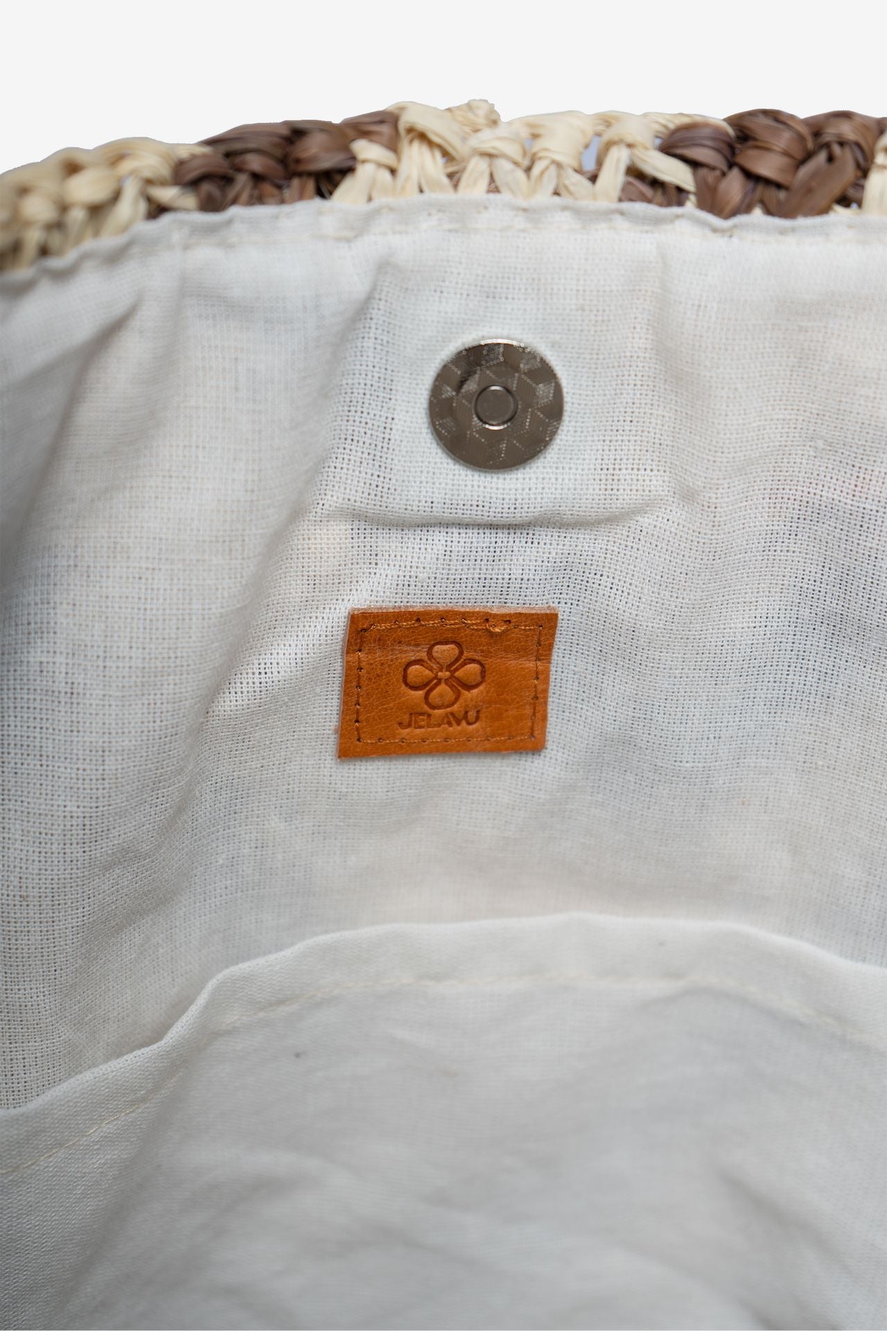 Jelavu - Hampton Brown / Natural Zebra Tote