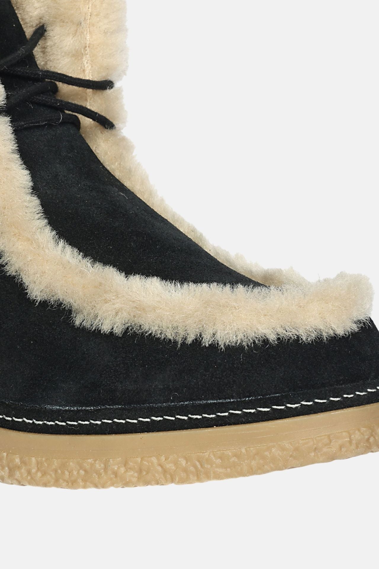 Jelavu Bari -  Suede & Shearling Ankle Boots