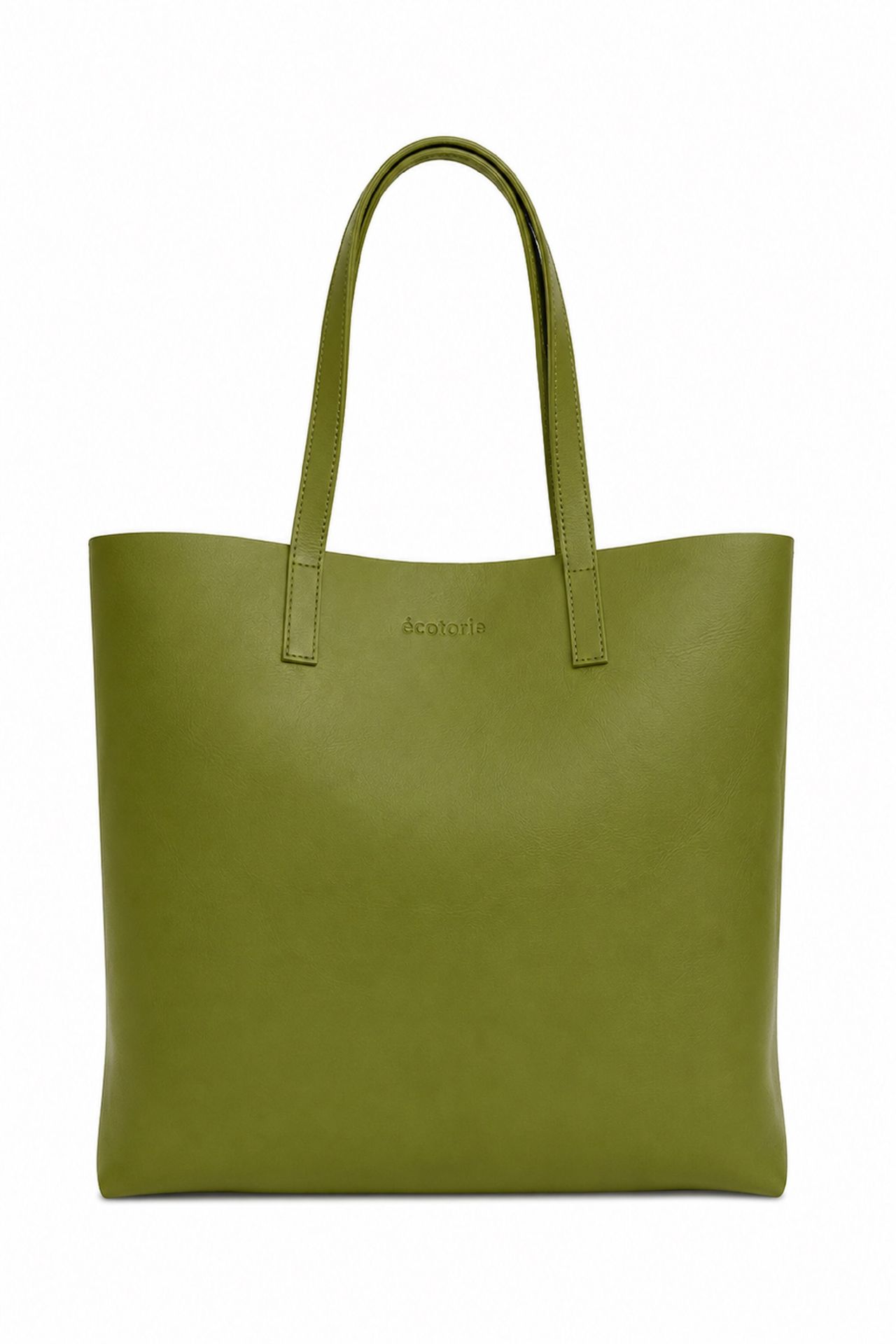 Ecotorie Agatha Leather Tote Bag Sea Kelp