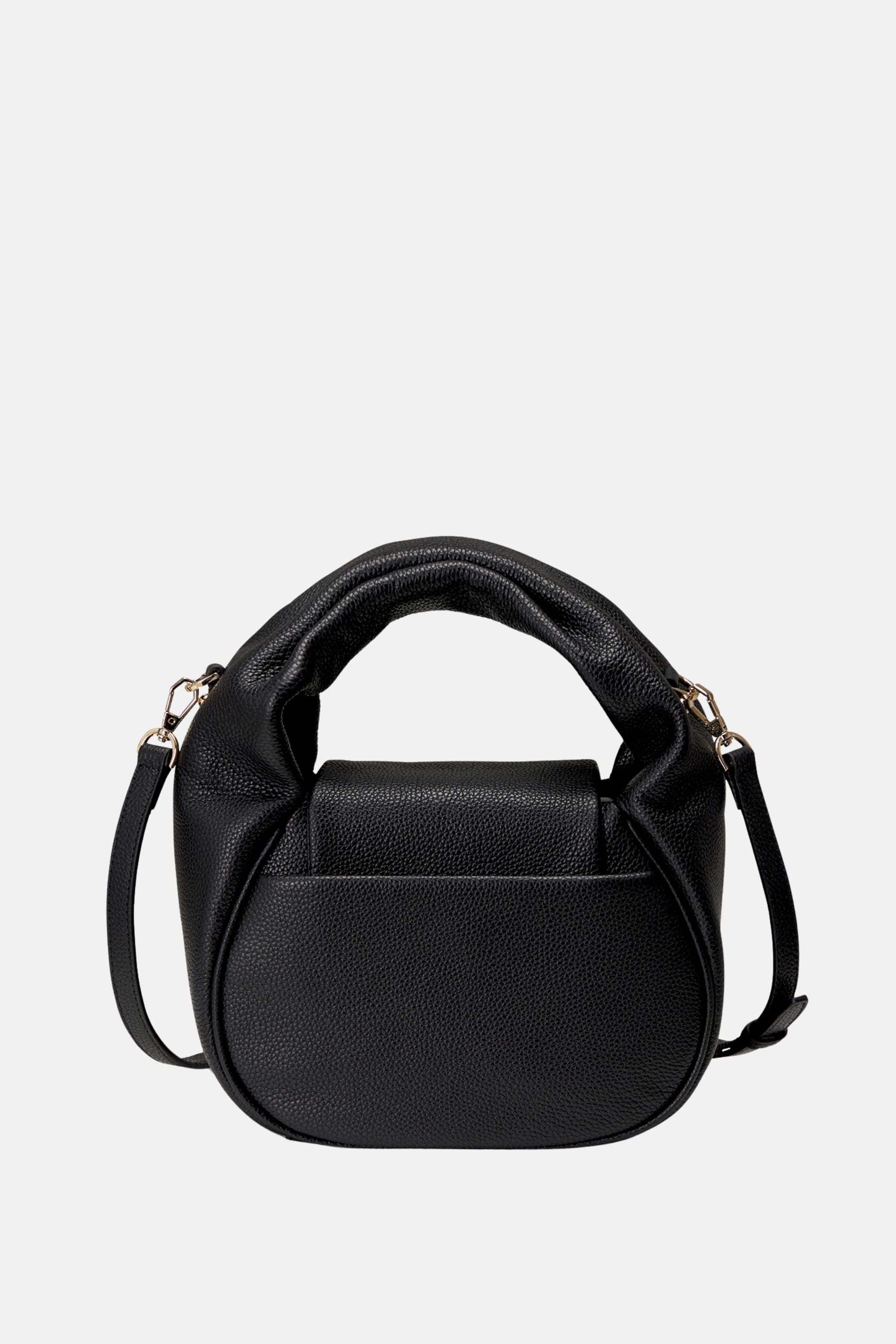 Oryany - Anaan Medium Satchel Tote – Top Handle Crossbody Bag - Black Leather